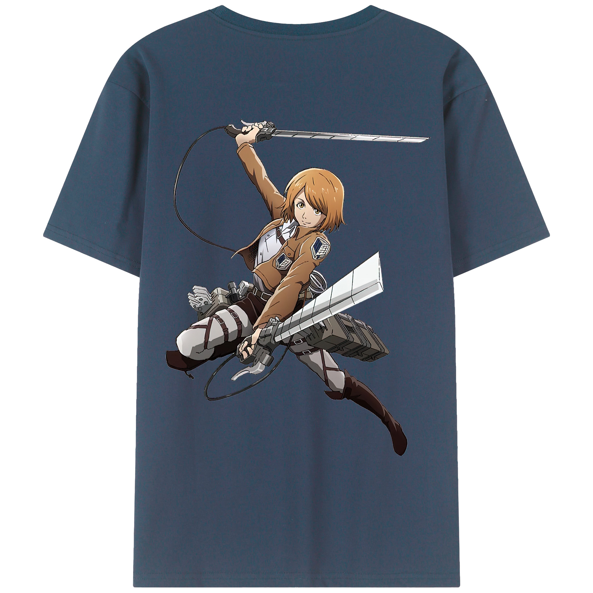 （画像用） 進撃の巨人 ペトラ·ラル Attack on Titan Petra Rall レディース半袖Tシャツ(バックプリント)