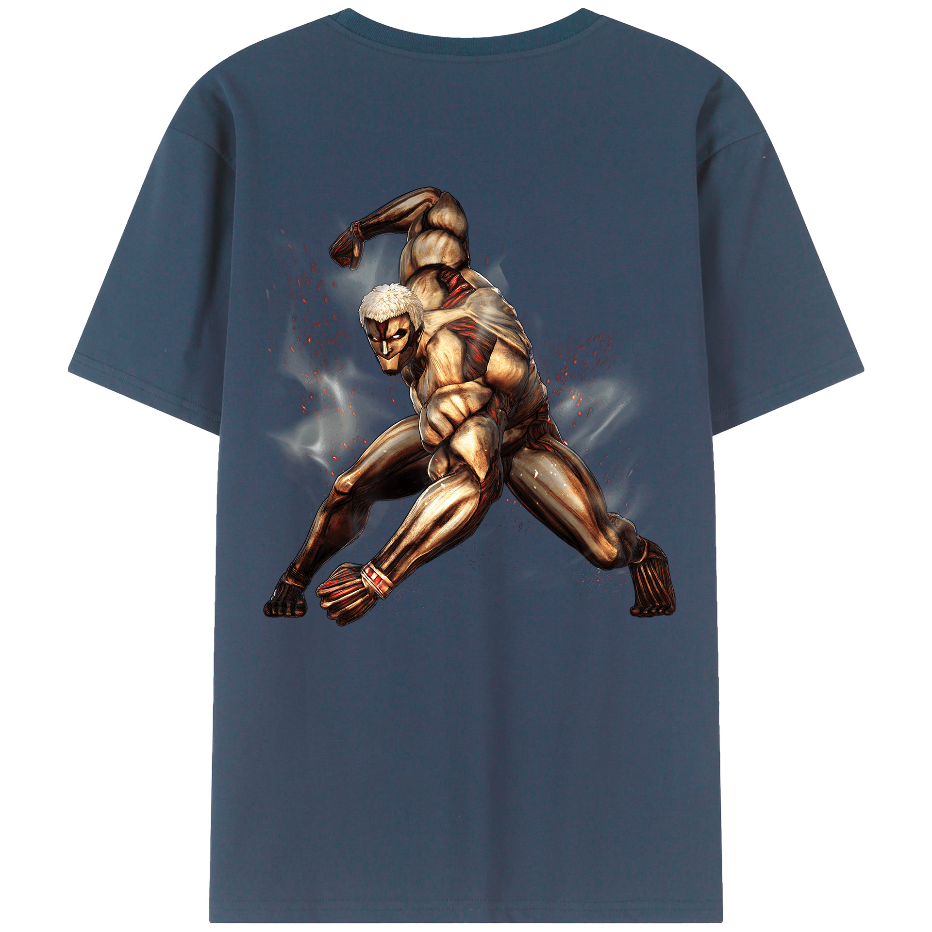 （画像用） 進撃の巨人 Attack on Titan レディース半袖Tシャツ(バックプリント)