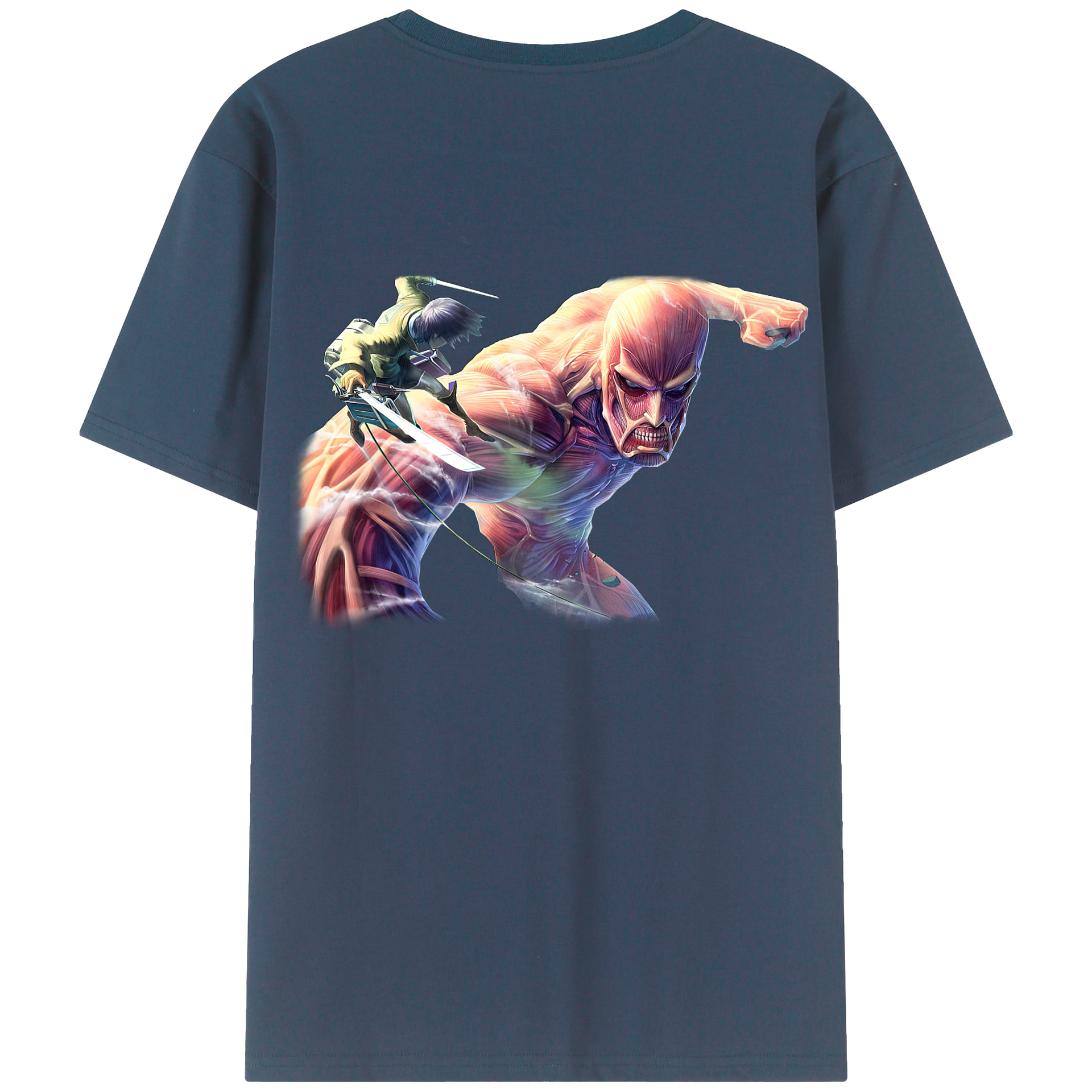 （画像用） 進撃の巨人 Attack on Titan レディース半袖Tシャツ(バックプリント)