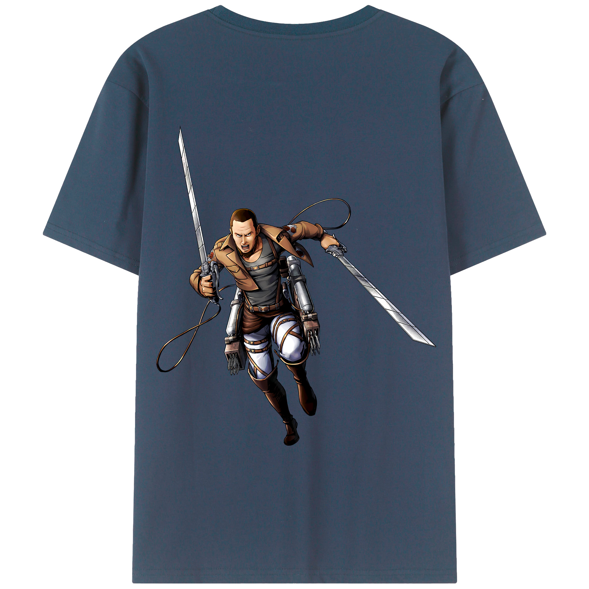 （画像用） 進撃の巨人 Attack on Titan レディース半袖Tシャツ(バックプリント)