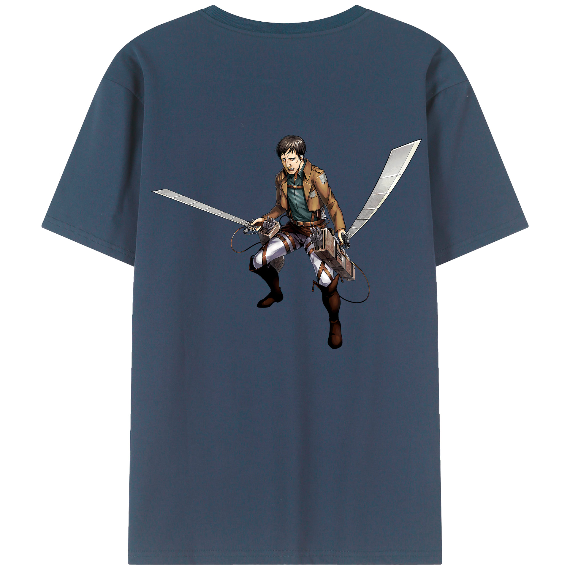 （画像用） 進撃の巨人 Attack on Titan レディース半袖Tシャツ(バックプリント)