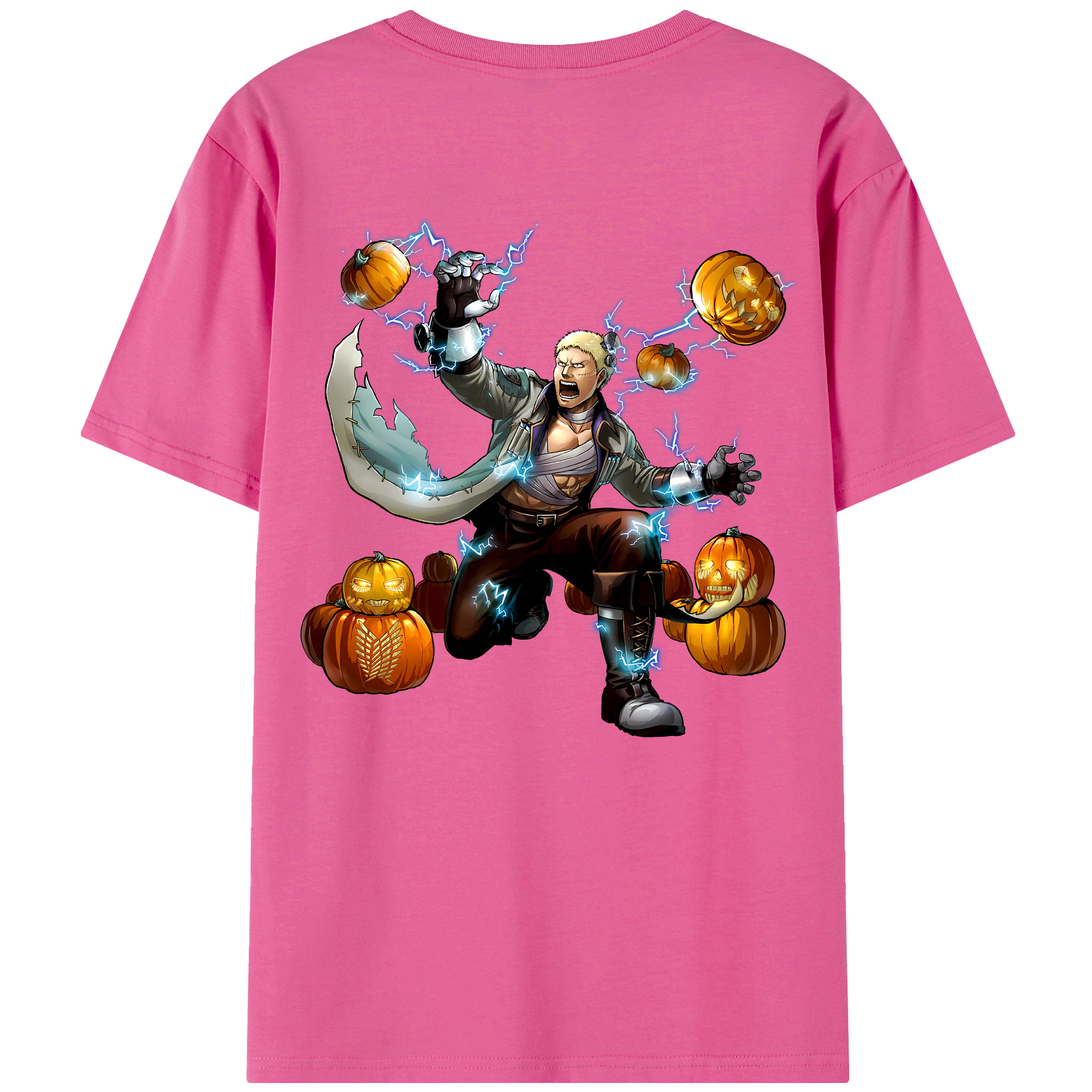 （画像用） 進撃の巨人 ライナー・ブラウン Attack on Titan Reiner Braun レディース半袖Tシャツ(バックプリント)