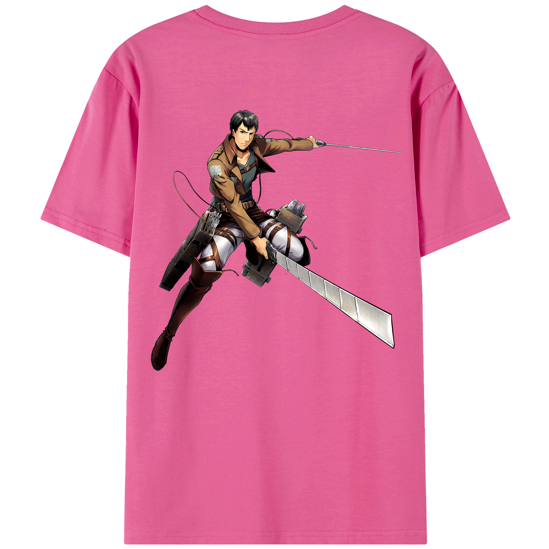 （画像用） 進撃の巨人 ベルトルト・フーバー Attack on Titan Bertholdt Hoover レディース半袖Tシャツ(バックプリント)