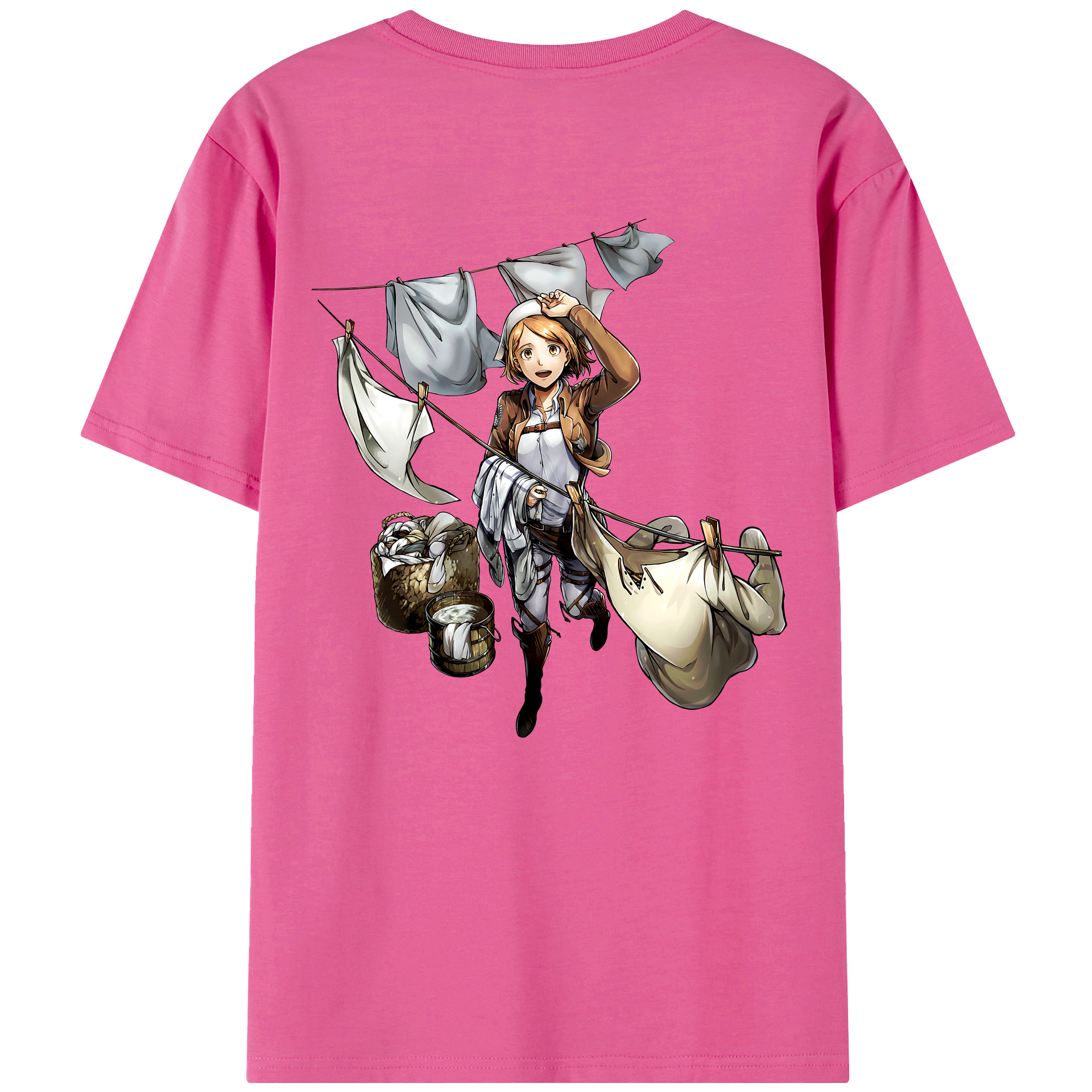 （画像用） 進撃の巨人 ペトラ·ラル Attack on Titan Petra Rall レディース半袖Tシャツ(バックプリント)