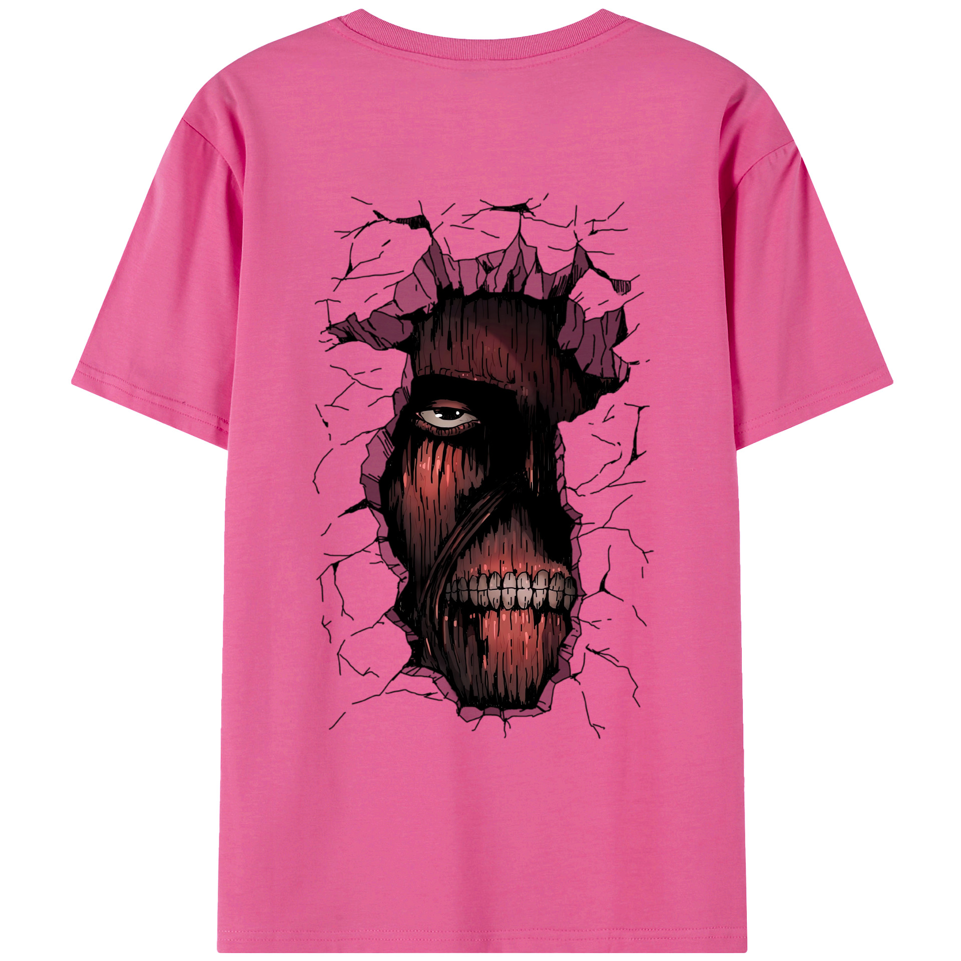 （画像用） 進撃の巨人 Attack on Titan レディース半袖Tシャツ(バックプリント)