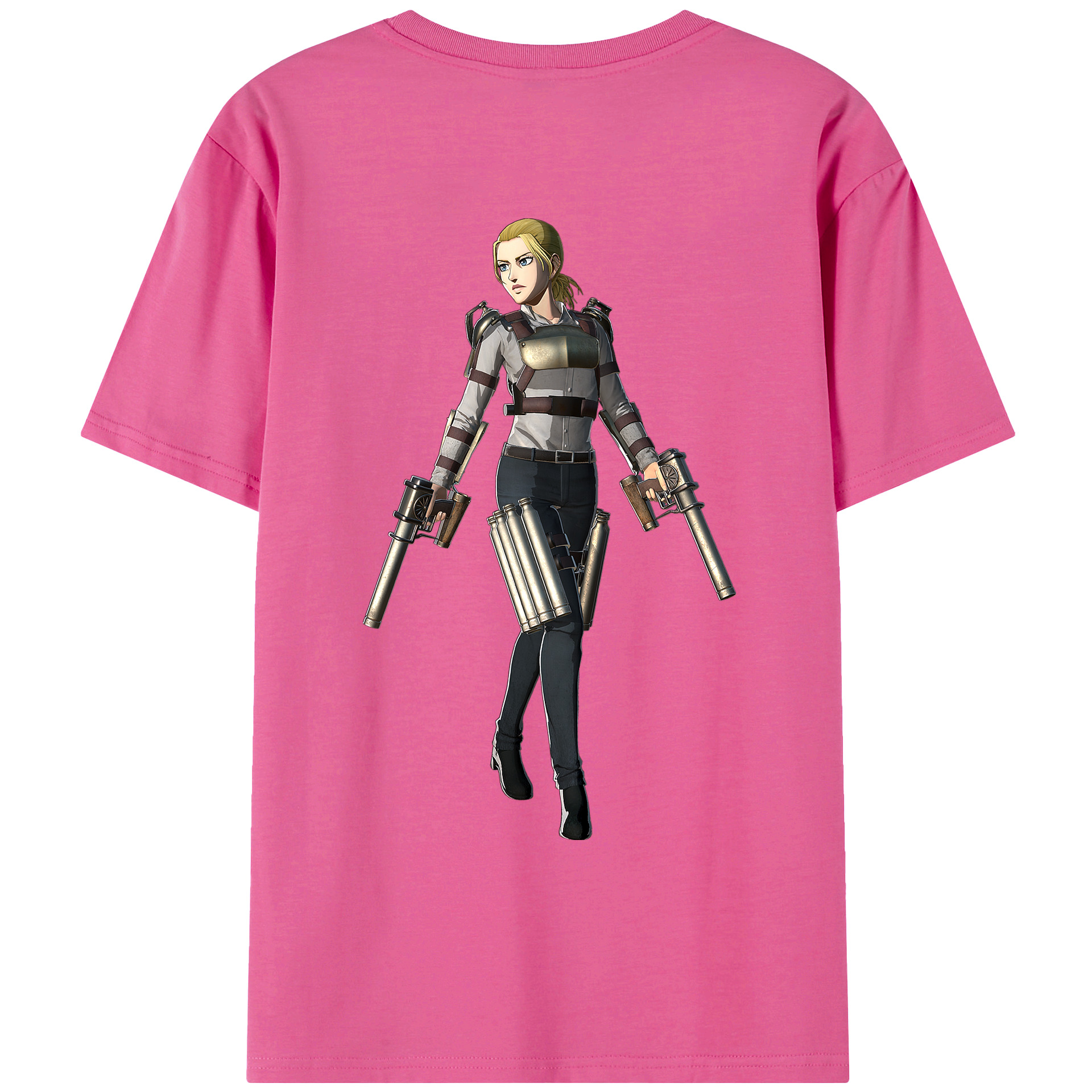 （画像用） 進撃の巨人 Attack on Titan レディース半袖Tシャツ(バックプリント)