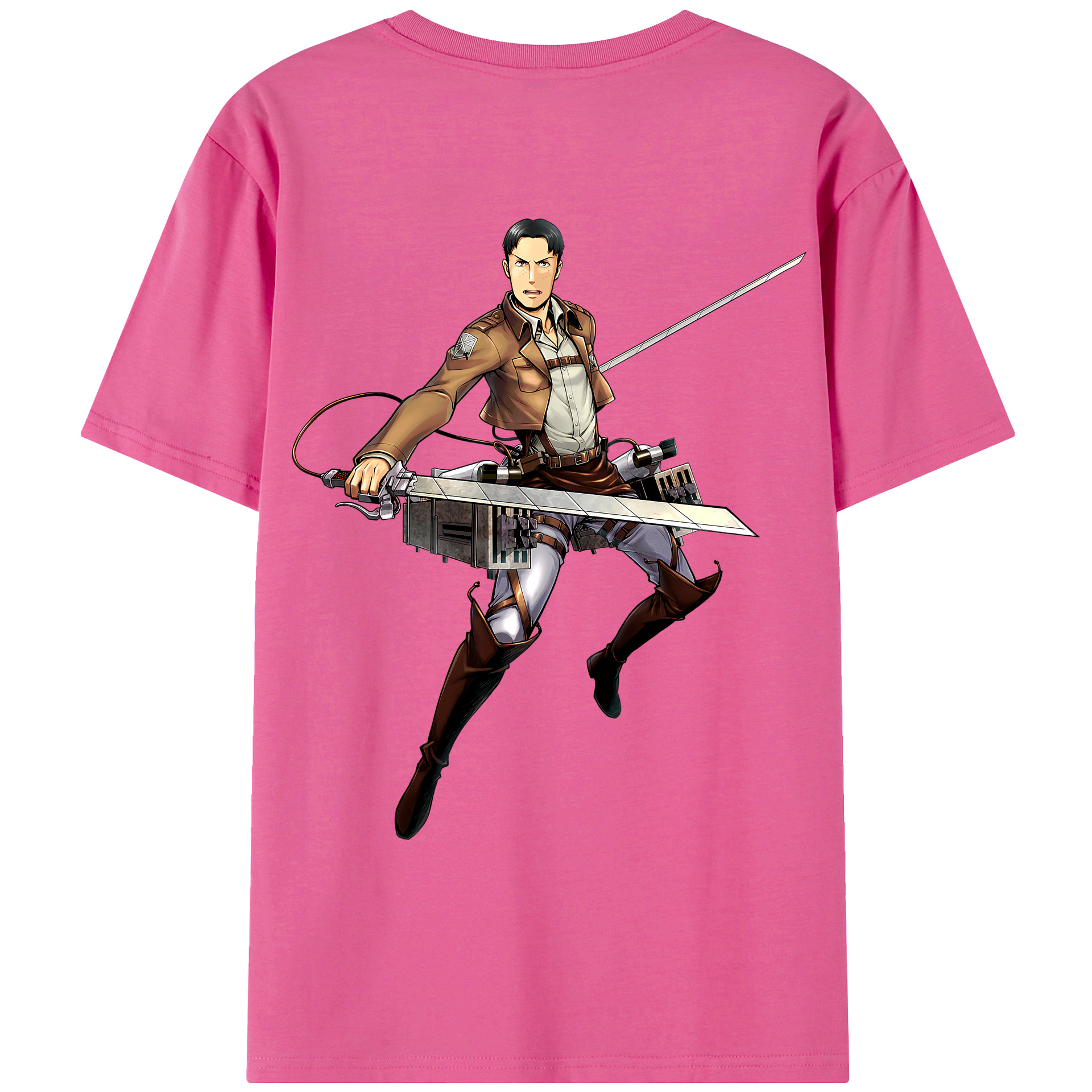 （画像用） 進撃の巨人 Attack on Titan レディース半袖Tシャツ(バックプリント)