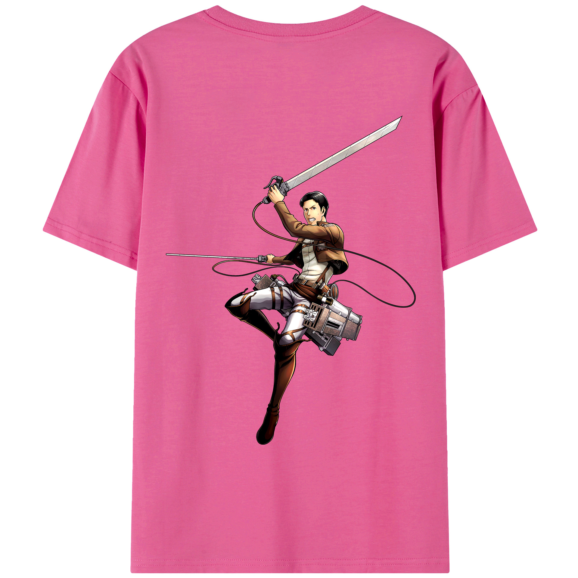（画像用） 進撃の巨人 Attack on Titan レディース半袖Tシャツ(バックプリント)