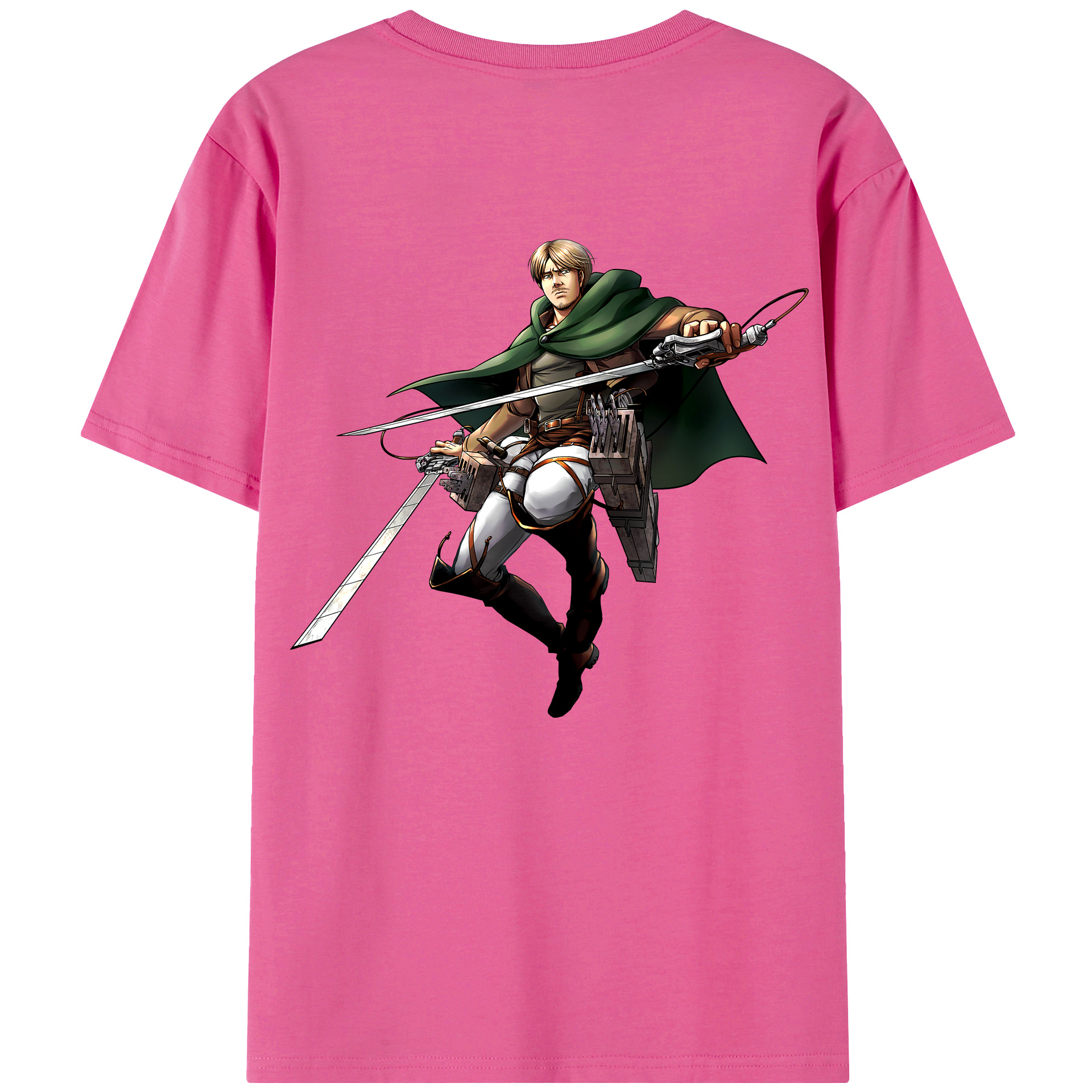 （画像用） 進撃の巨人 Attack on Titan レディース半袖Tシャツ(バックプリント)