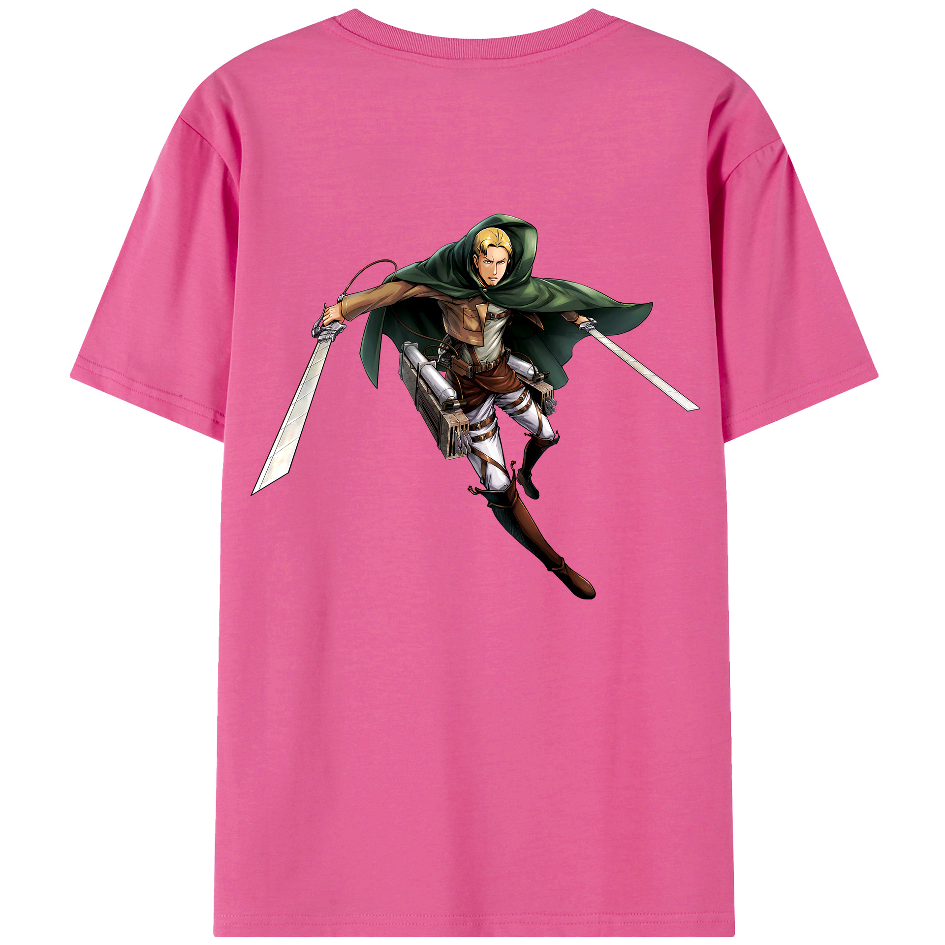 （画像用） 進撃の巨人 Attack on Titan レディース半袖Tシャツ(バックプリント)
