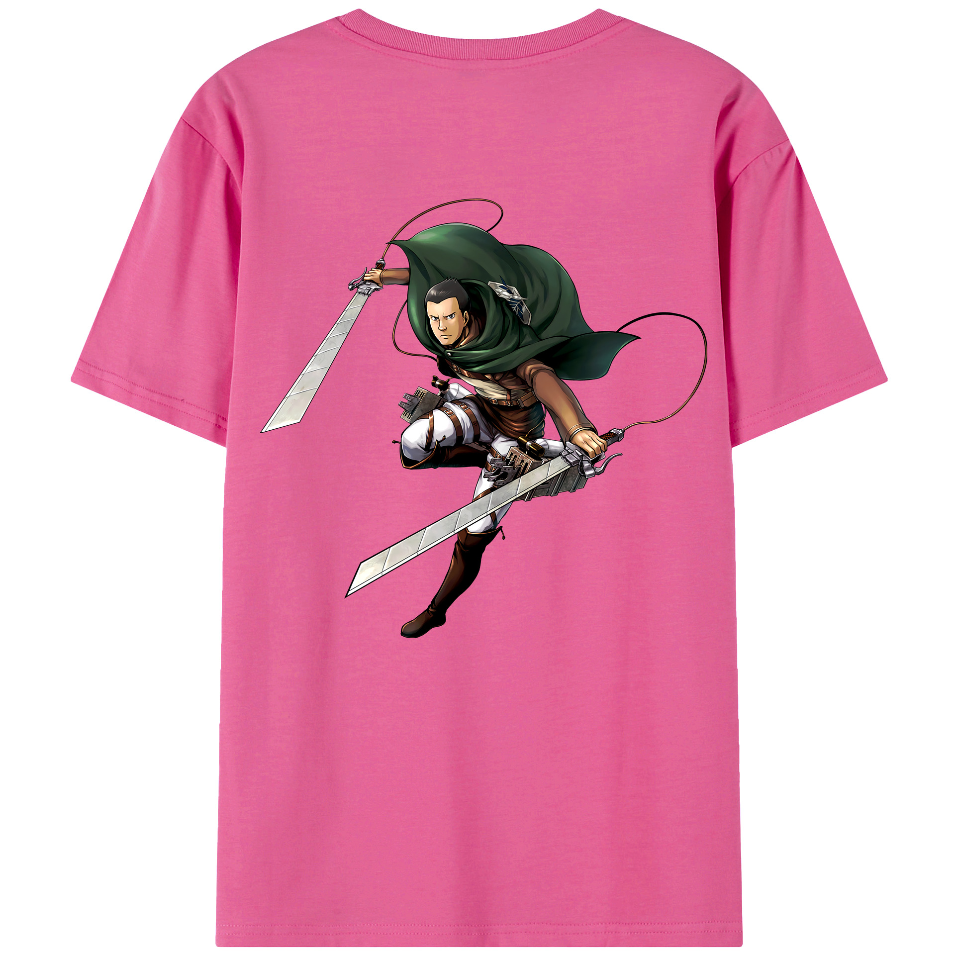 （画像用） 進撃の巨人 Attack on Titan レディース半袖Tシャツ(バックプリント)