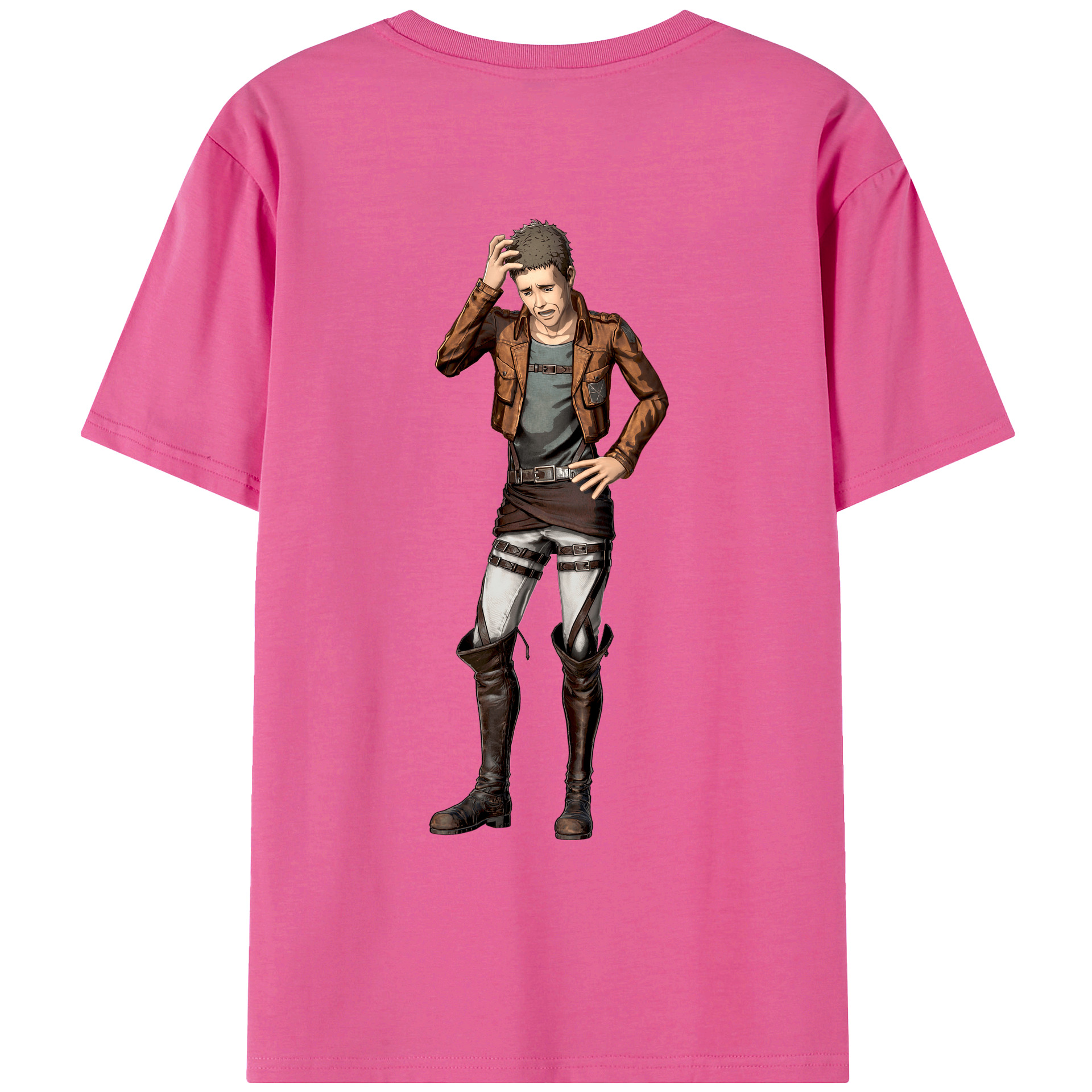 （画像用） 進撃の巨人 Attack on Titan レディース半袖Tシャツ(バックプリント)