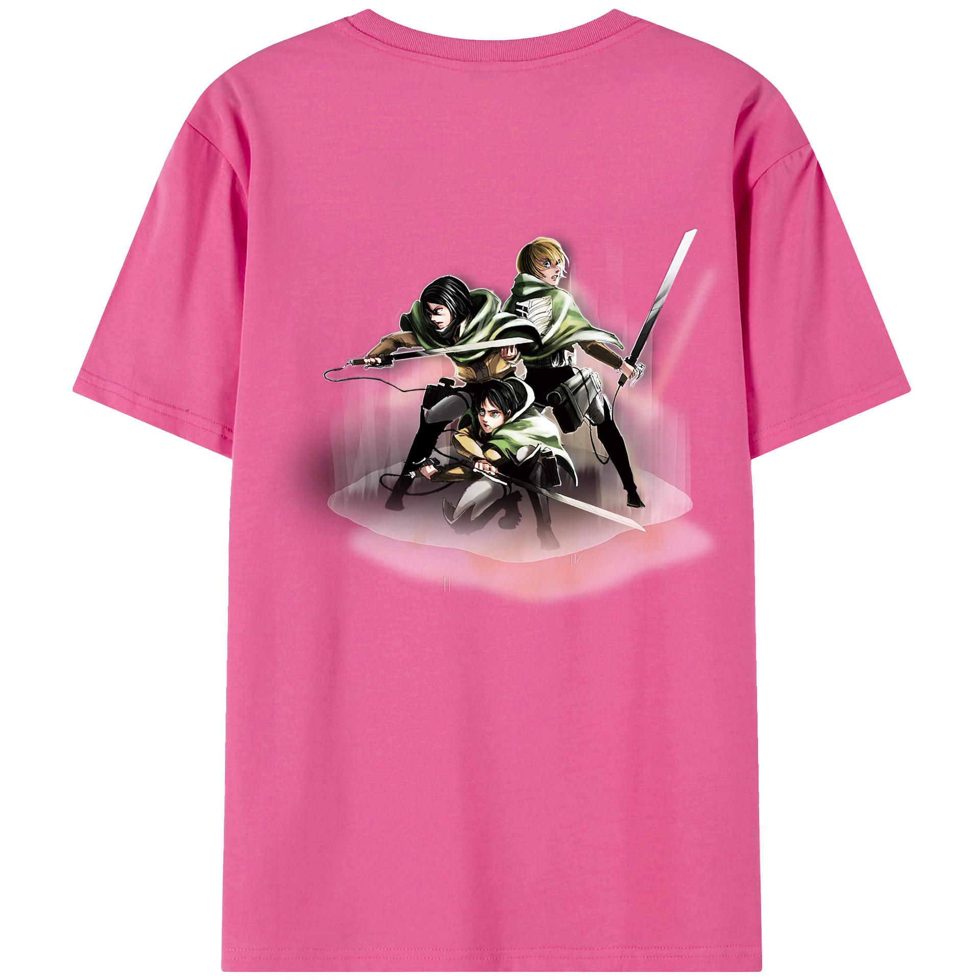 （画像用） 進撃の巨人 Attack on Titan レディース半袖Tシャツ(バックプリント)