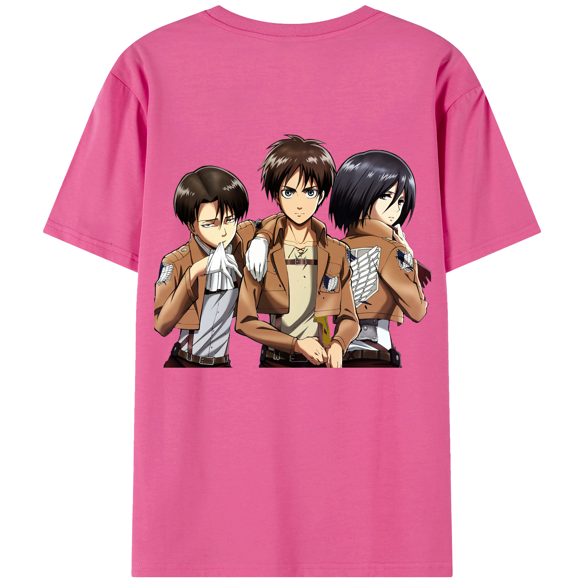 （画像用） 進撃の巨人 エレン･イェーガー Attack on Titan Eren Jäger レディース半袖Tシャツ(バックプリント)