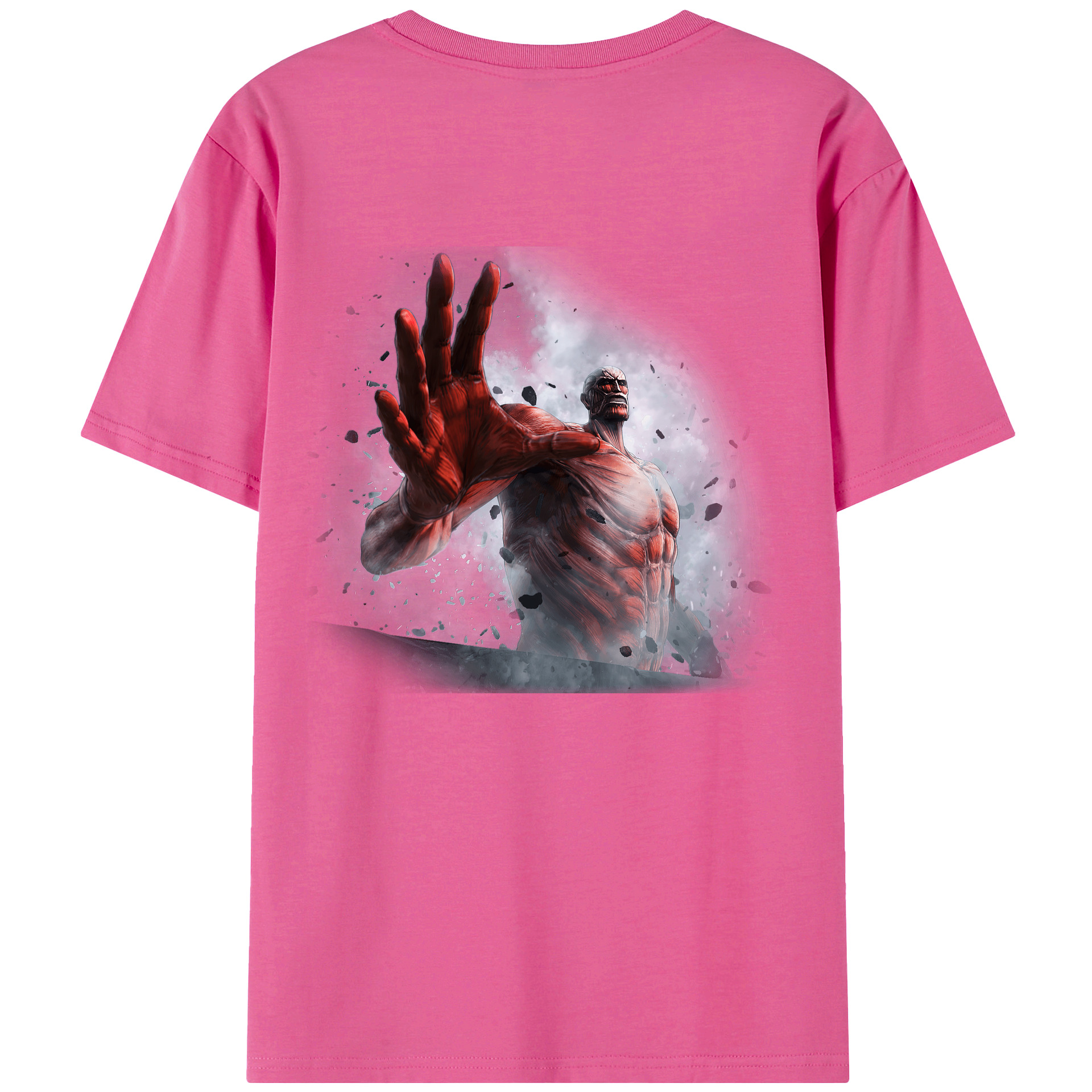（画像用） 進撃の巨人 Attack on Titan レディース半袖Tシャツ(バックプリント)