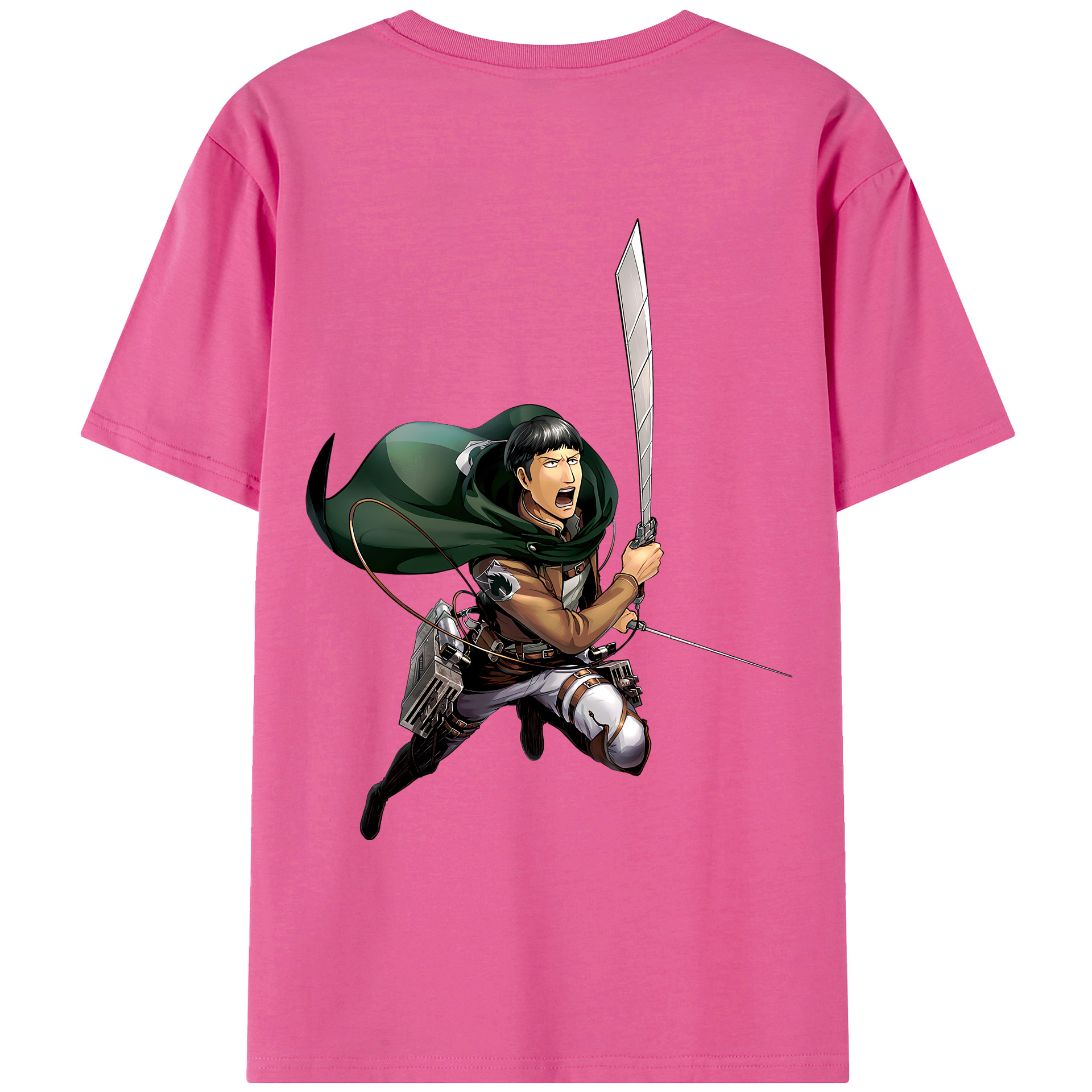 （画像用） 進撃の巨人 Attack on Titan レディース半袖Tシャツ(バックプリント)