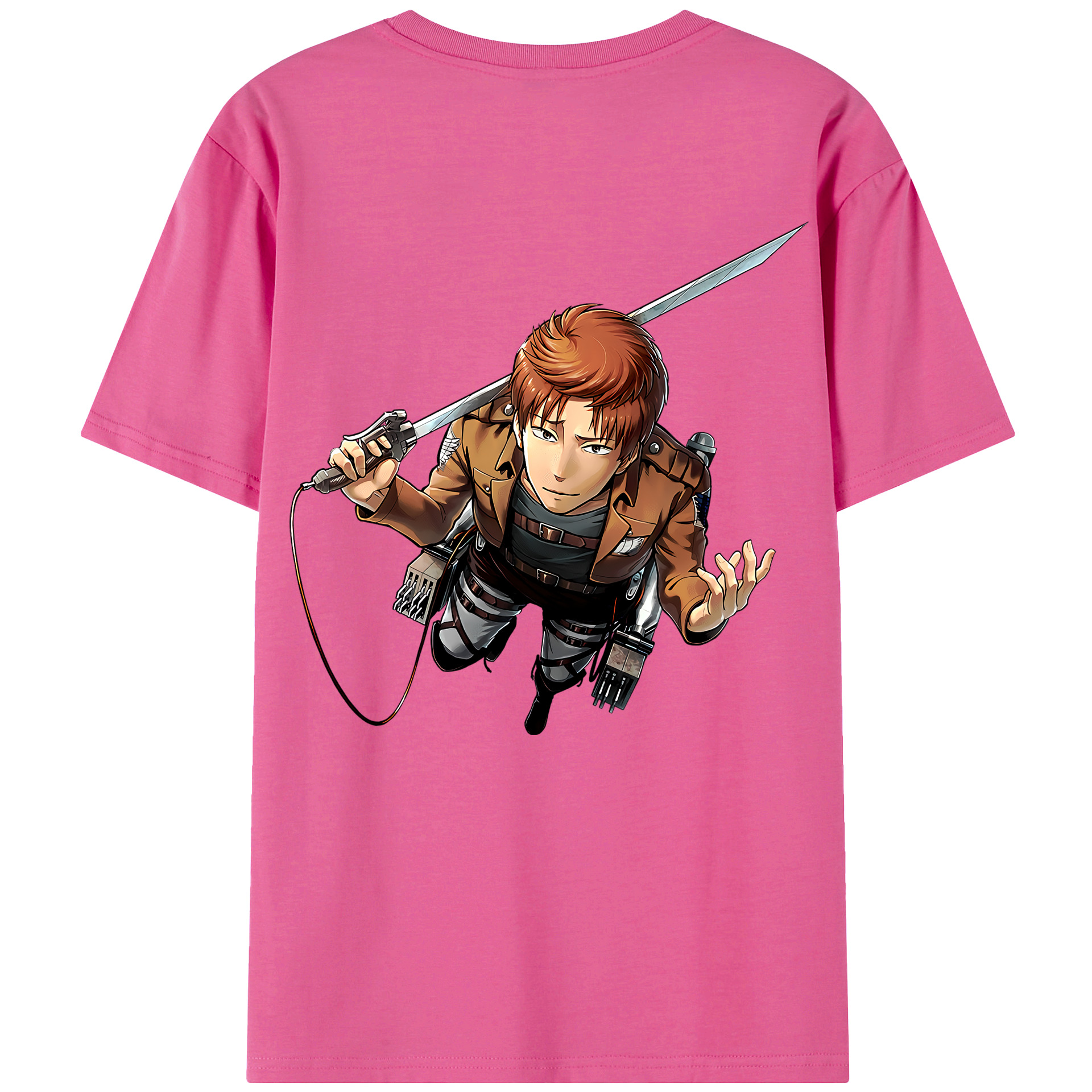 （画像用） 進撃の巨人 Attack on Titan レディース半袖Tシャツ(バックプリント)