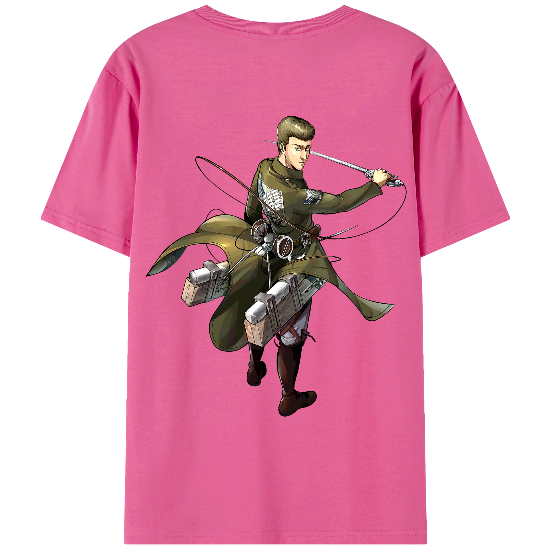 （画像用） 進撃の巨人 Attack on Titan レディース半袖Tシャツ(バックプリント)