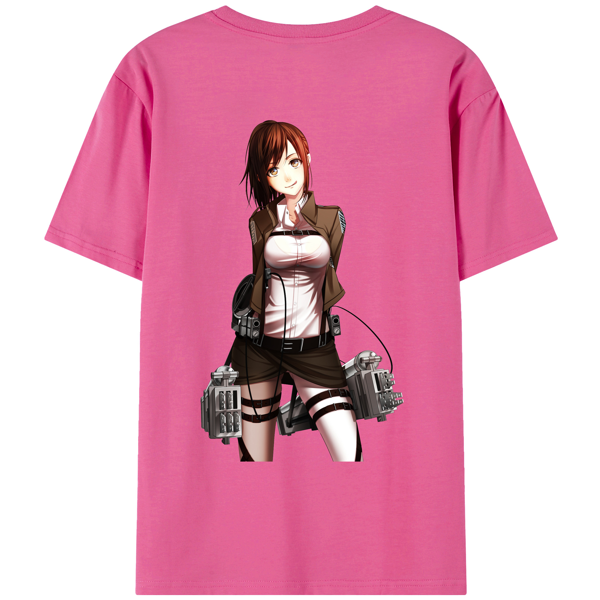 （画像用） 進撃の巨人 サシャ·ブラウス Attack on Titan Sasha Blaus レディース半袖Tシャツ(バックプリント)