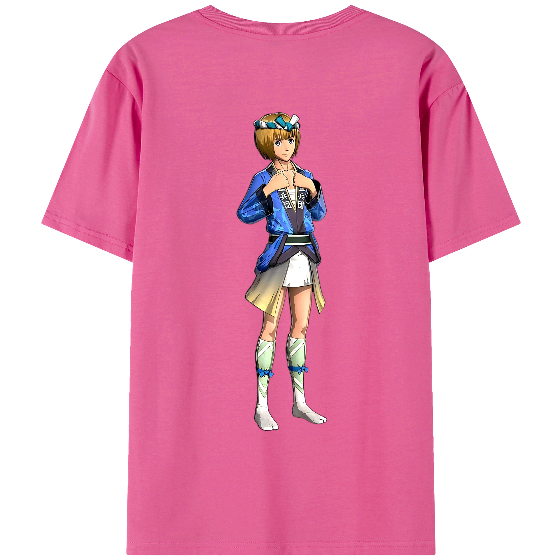 （画像用） 進撃の巨人 アルミン·アルレルト Attack on Titan Armin Arlert レディース半袖Tシャツ(バックプリント)