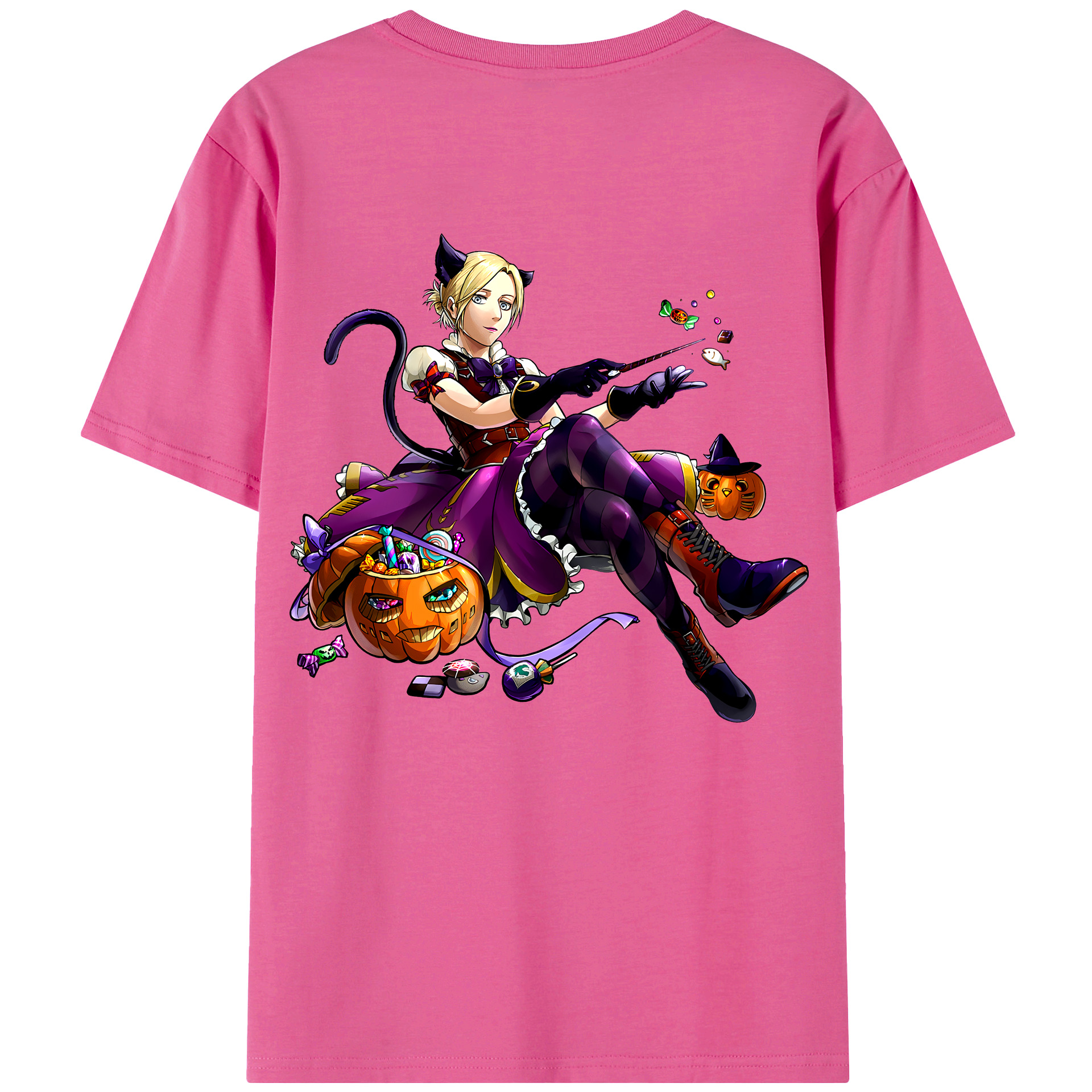 （画像用） 進撃の巨人 アニ・レオンハート Attack on Titan Annie Leonhart レディース半袖Tシャツ(バックプリント)