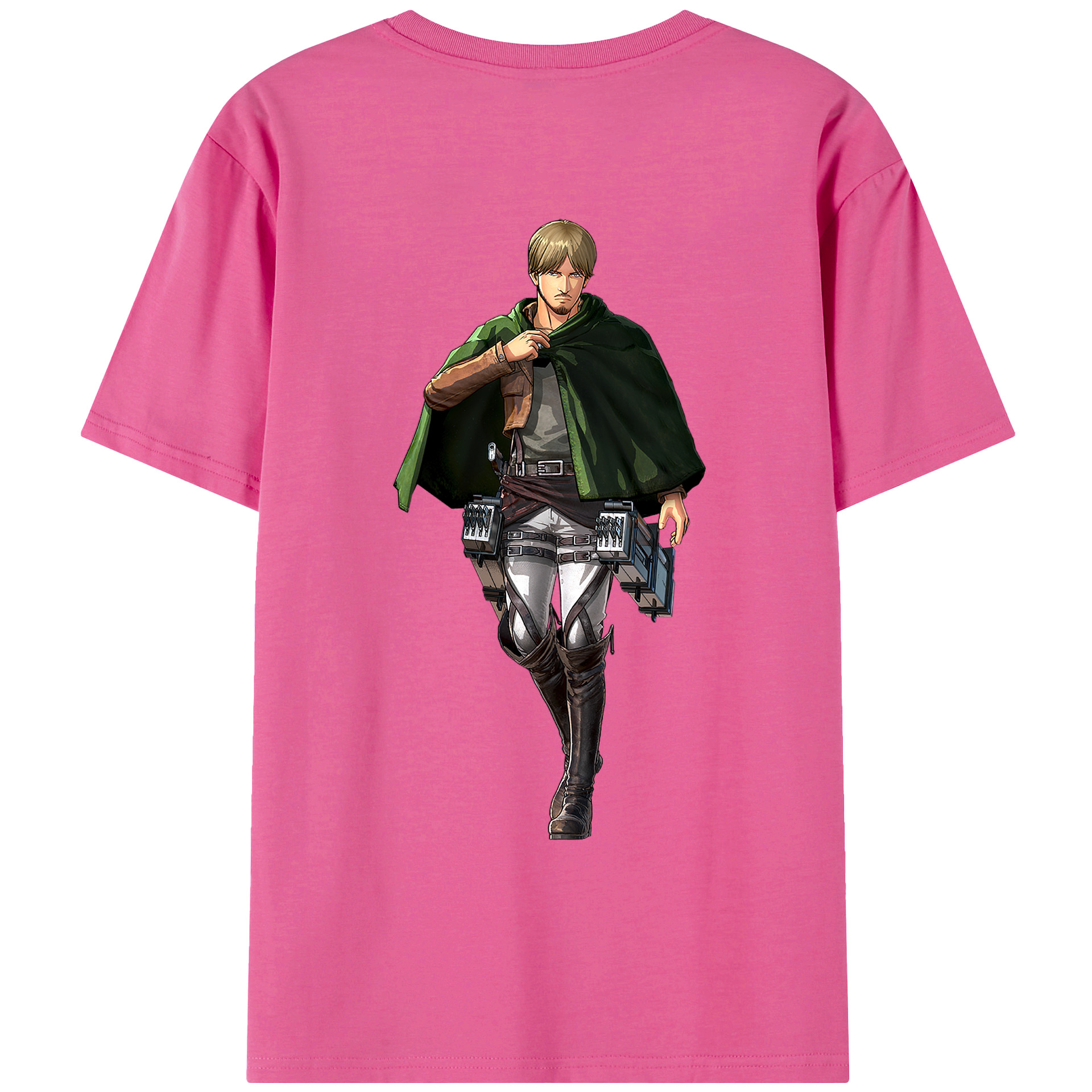 （画像用） 進撃の巨人 ミケ·ザカリアス Attack on Titan Mike Zakarius レディース半袖Tシャツ(バックプリント)