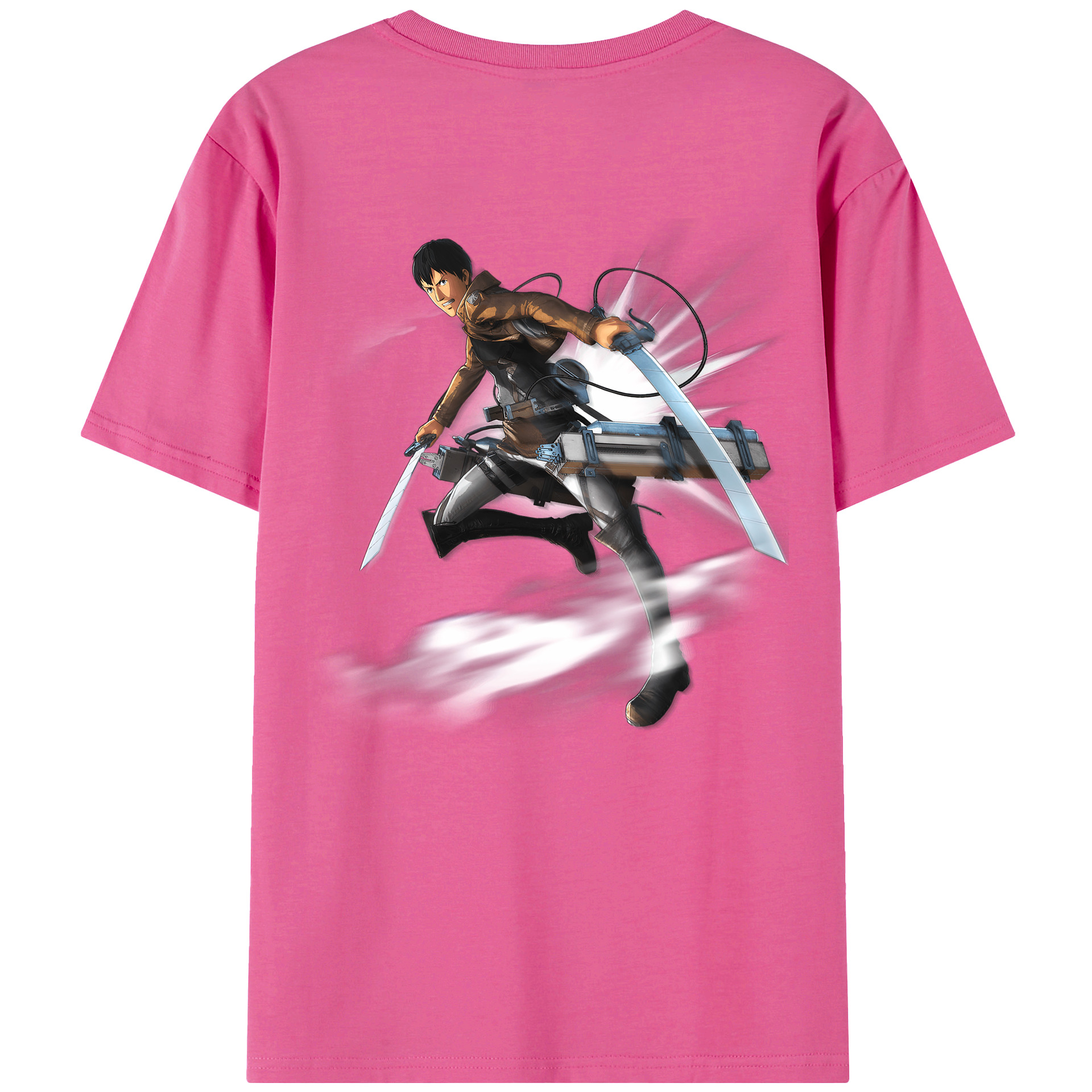 （画像用） 進撃の巨人 ベルトルト・フーバー Attack on Titan Bertholdt Hoover レディース半袖Tシャツ(バックプリント)