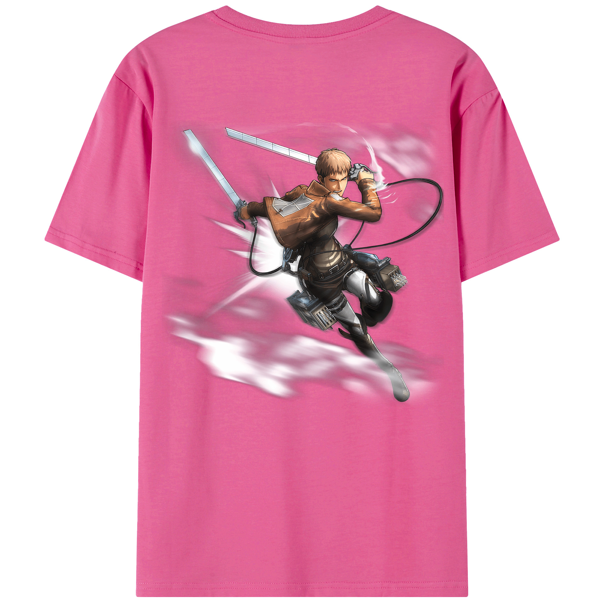 （画像用） 進撃の巨人 ジャン・キルシュタイン Attack on Titan Jean Kirstein レディース半袖Tシャツ(バックプリント)