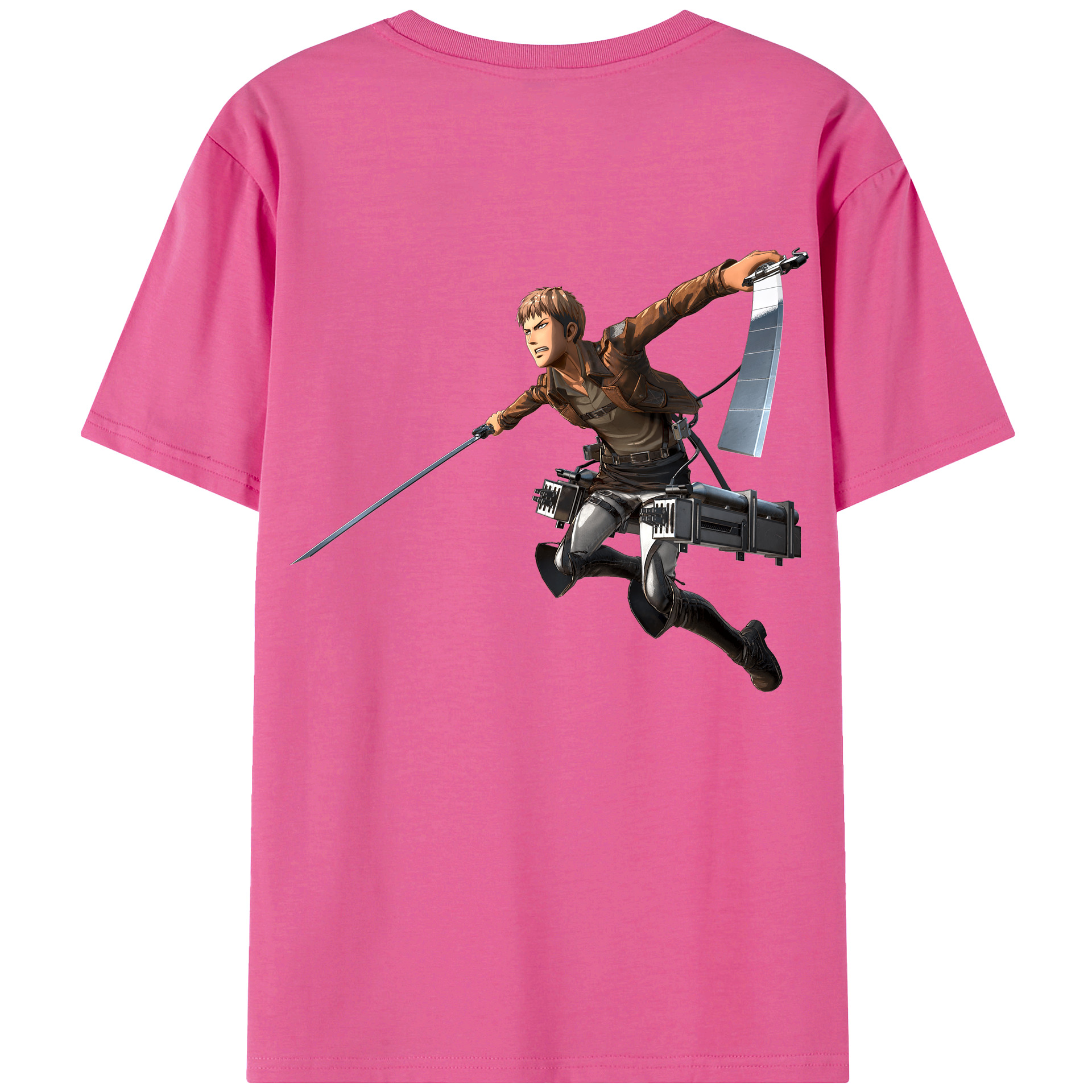 （画像用） 進撃の巨人 ジャン・キルシュタイン Attack on Titan Jean Kirstein レディース半袖Tシャツ(バックプリント)