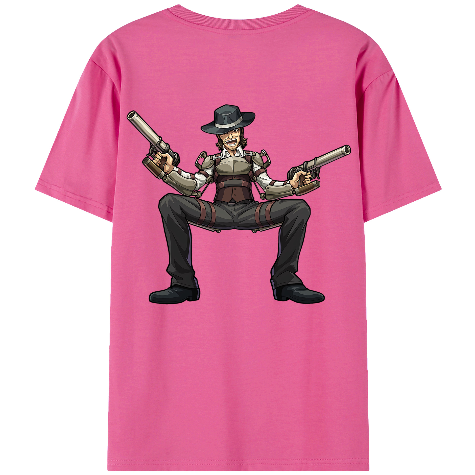 （画像用） 進撃の巨人 ケニー·アッカーマン Attack on Titan Kenny Ackerman レディース半袖Tシャツ(バックプリント)