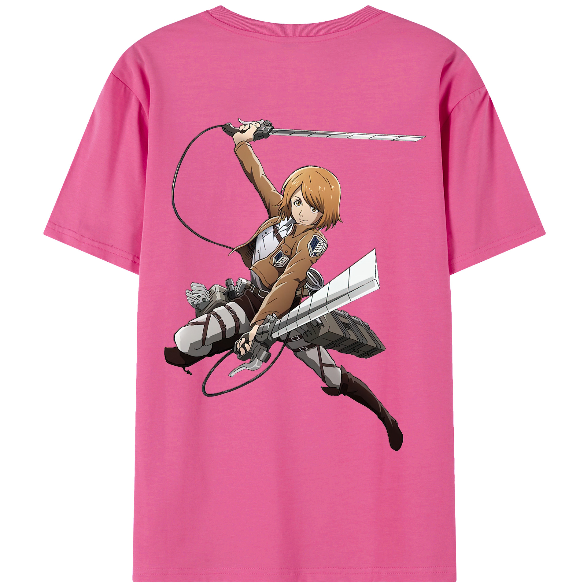 （画像用） 進撃の巨人 ペトラ·ラル Attack on Titan Petra Rall レディース半袖Tシャツ(バックプリント)