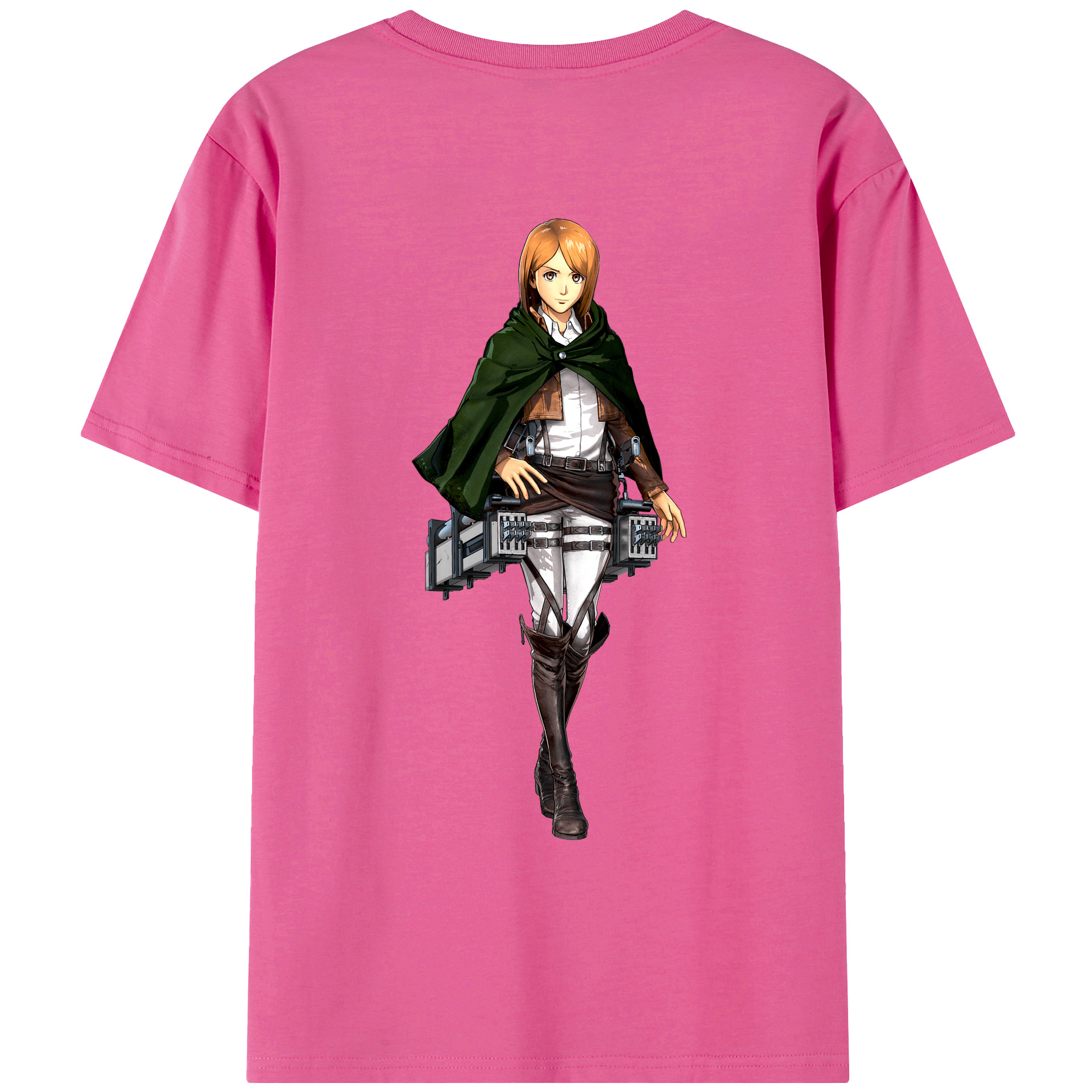 （画像用） 進撃の巨人 ペトラ·ラル Attack on Titan Petra Rall レディース半袖Tシャツ(バックプリント)