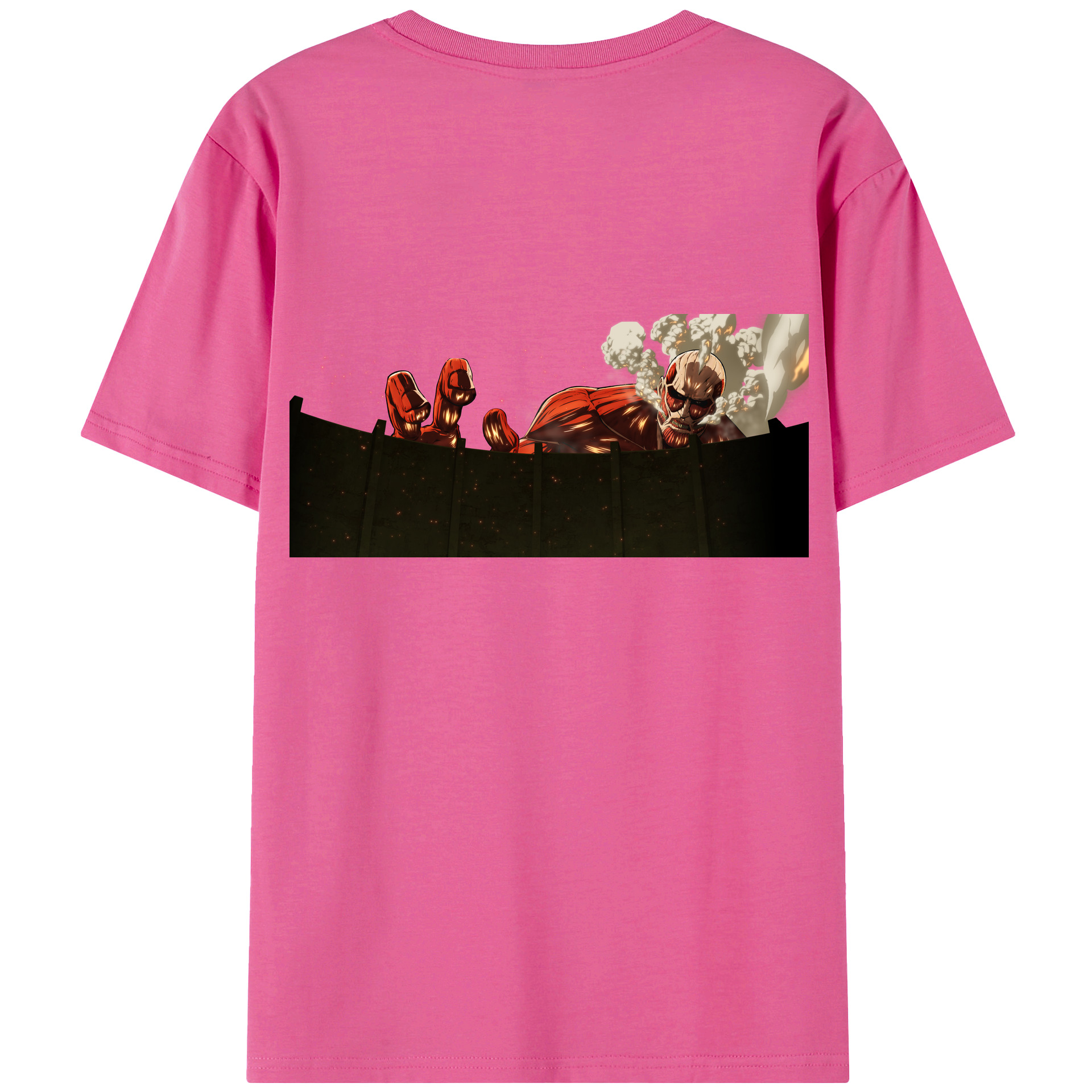 （画像用） 進撃の巨人 Attack on Titan レディース半袖Tシャツ(バックプリント)