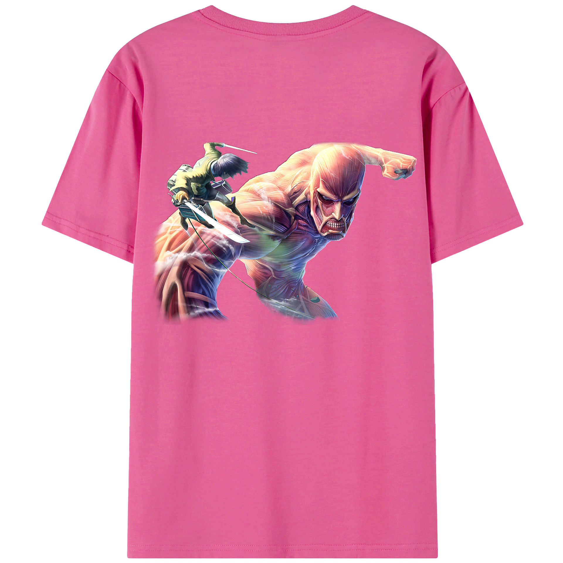 （画像用） 進撃の巨人 Attack on Titan レディース半袖Tシャツ(バックプリント)