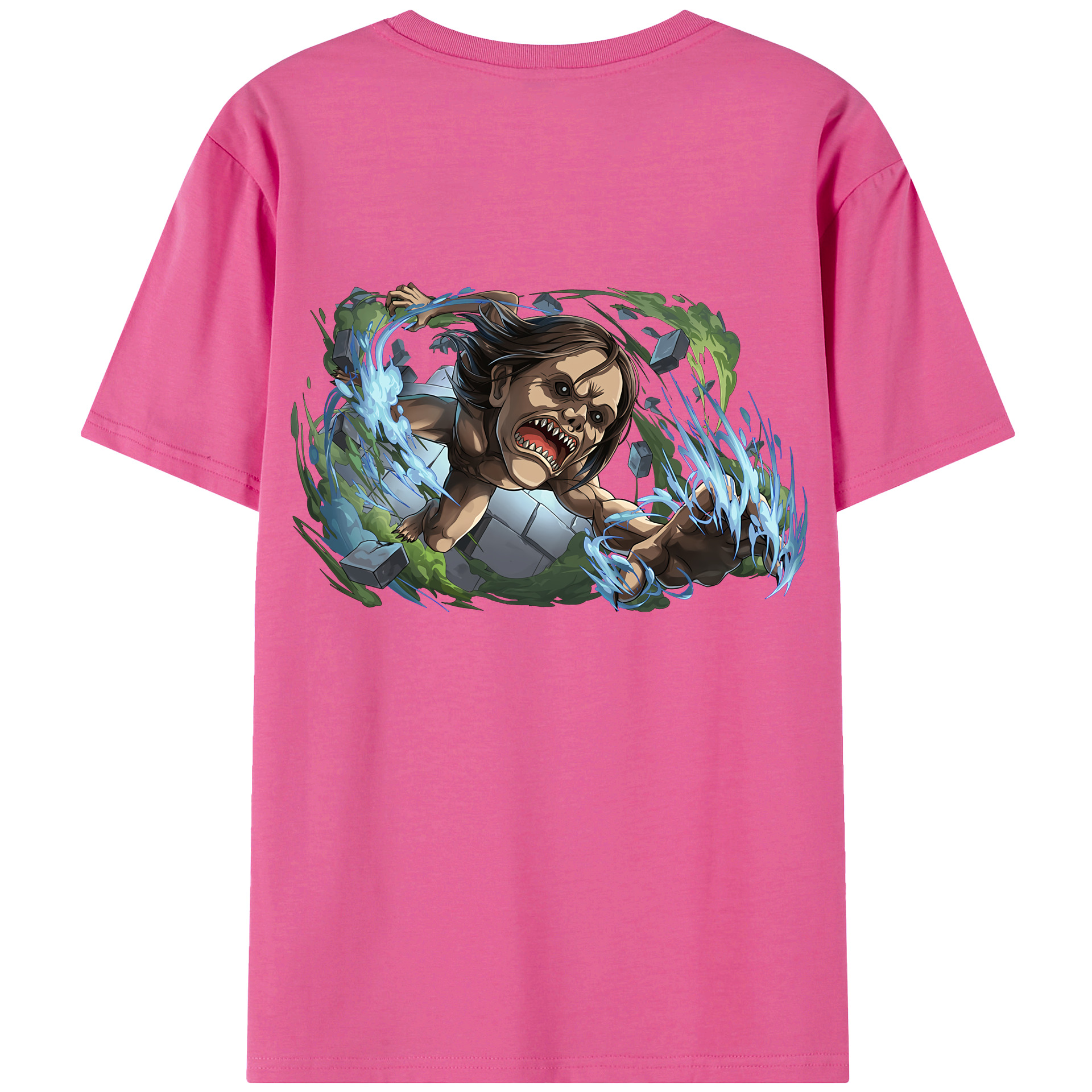 （画像用） 進撃の巨人 Attack on Titan レディース半袖Tシャツ(バックプリント)
