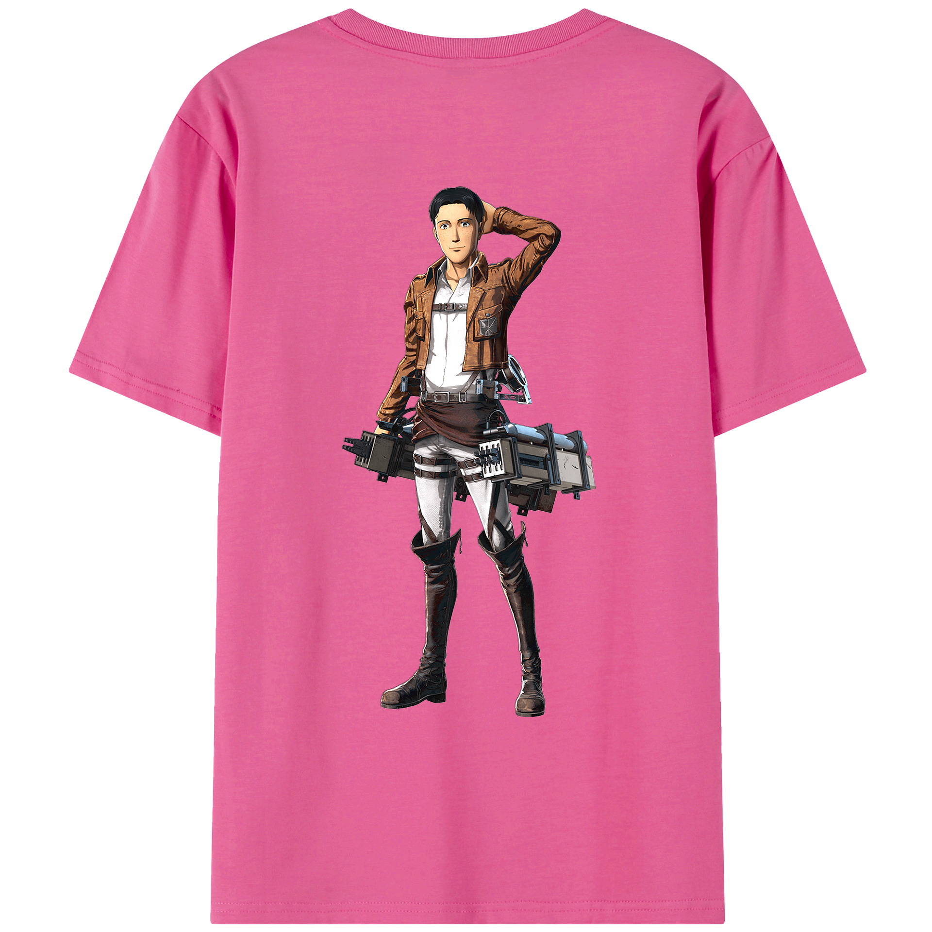 （画像用） 進撃の巨人 Attack on Titan レディース半袖Tシャツ(バックプリント)
