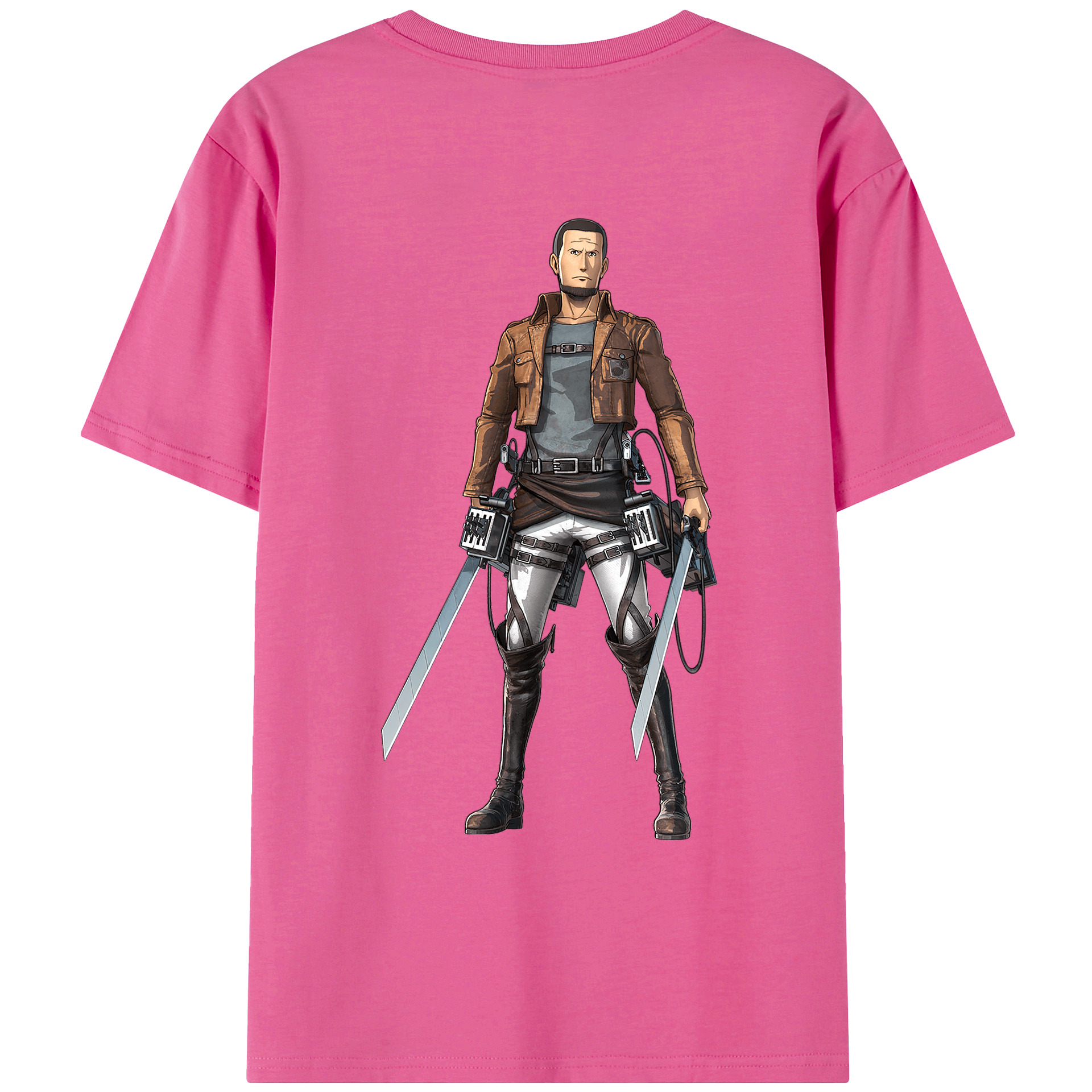 （画像用） 進撃の巨人 Attack on Titan レディース半袖Tシャツ(バックプリント)