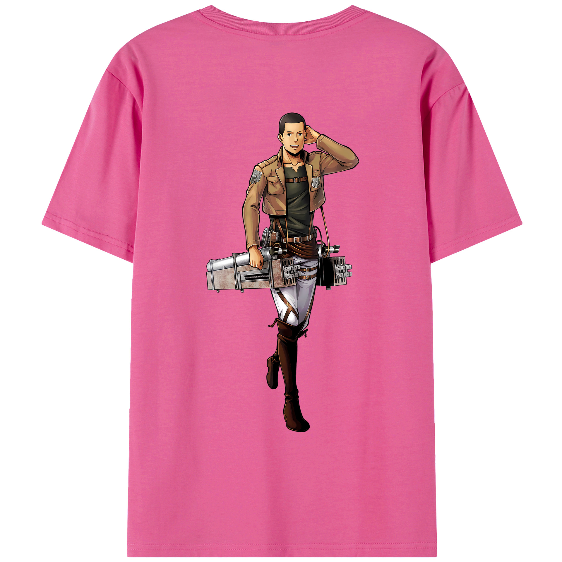 （画像用） 進撃の巨人 Attack on Titan レディース半袖Tシャツ(バックプリント)