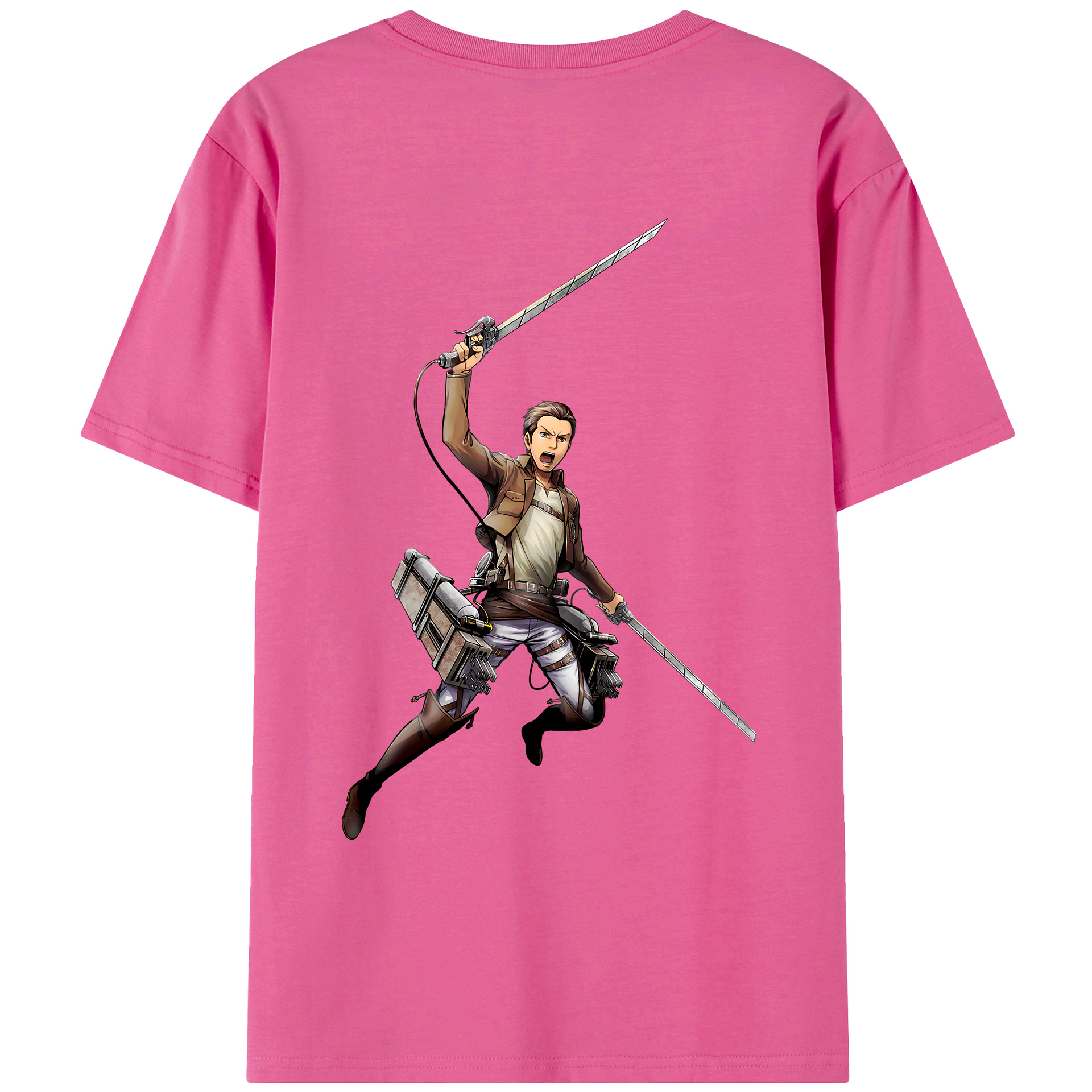 （画像用） 進撃の巨人 Attack on Titan レディース半袖Tシャツ(バックプリント)