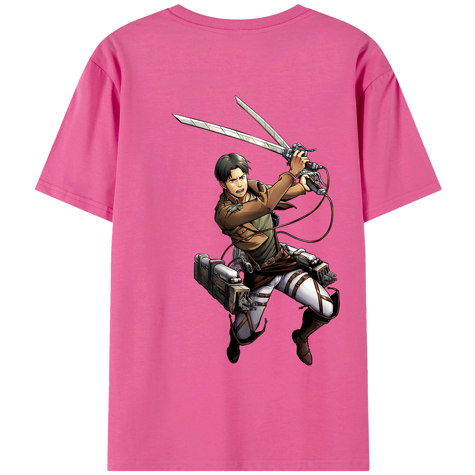 （画像用） 進撃の巨人 Attack on Titan レディース半袖Tシャツ(バックプリント)