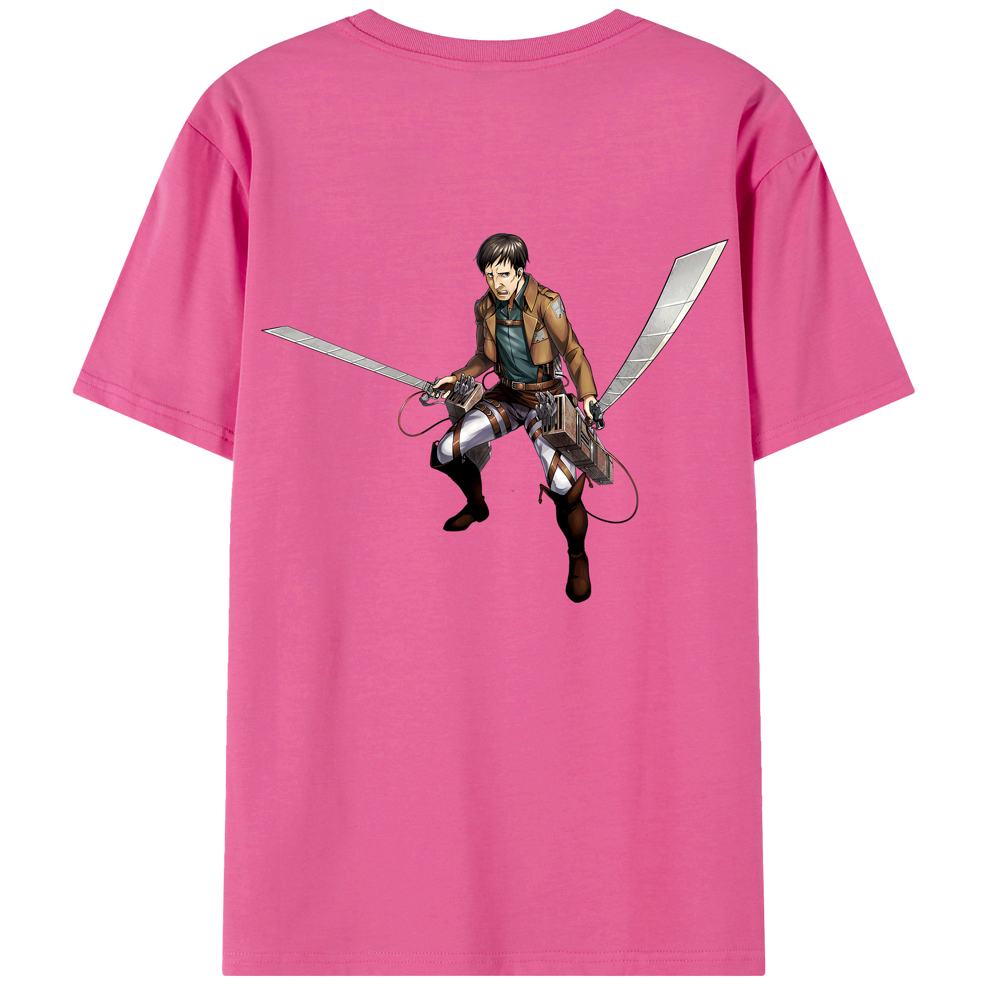 （画像用） 進撃の巨人 Attack on Titan レディース半袖Tシャツ(バックプリント)