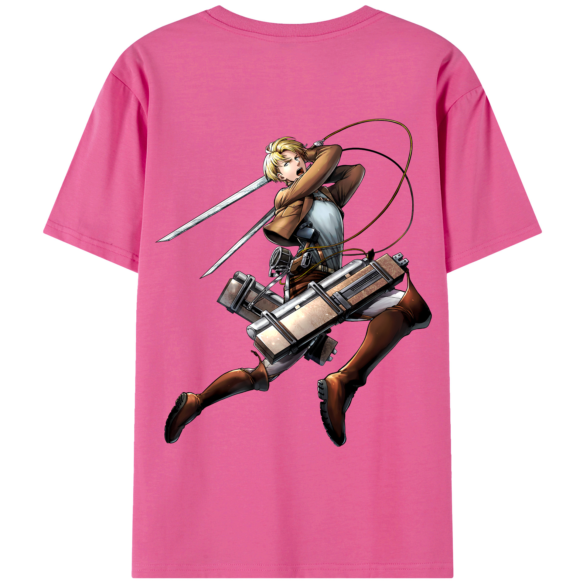 （画像用） 進撃の巨人 Attack on Titan レディース半袖Tシャツ(バックプリント)