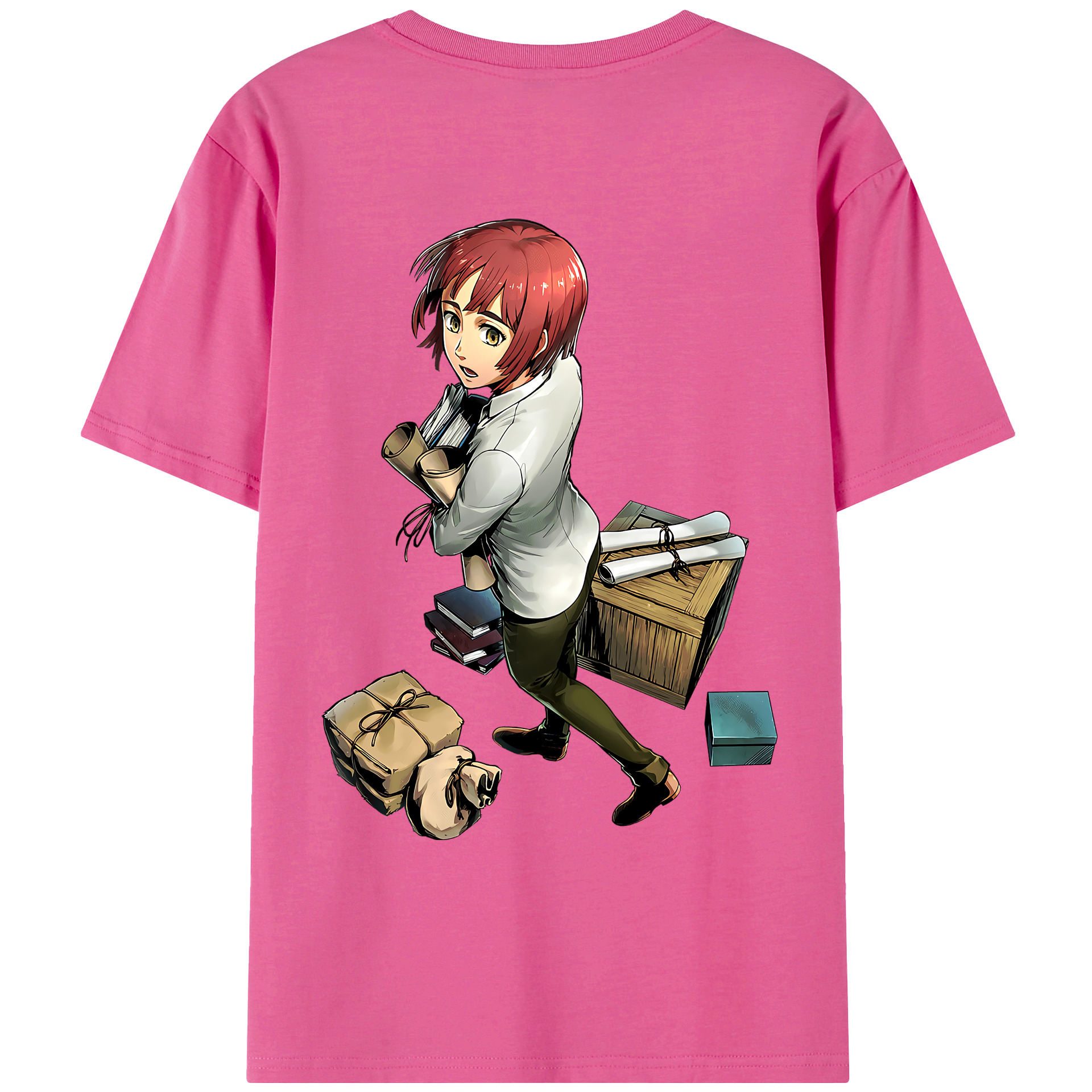 （画像用） 進撃の巨人 Attack on Titan レディース半袖Tシャツ(バックプリント)