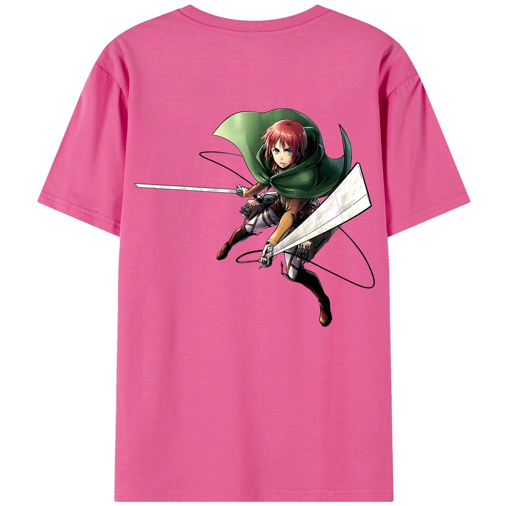 （画像用） 進撃の巨人 Attack on Titan レディース半袖Tシャツ(バックプリント)