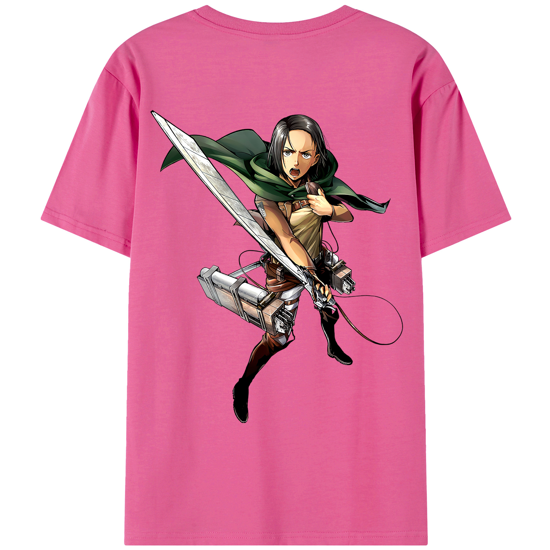 （画像用） 進撃の巨人 Attack on Titan レディース半袖Tシャツ(バックプリント)