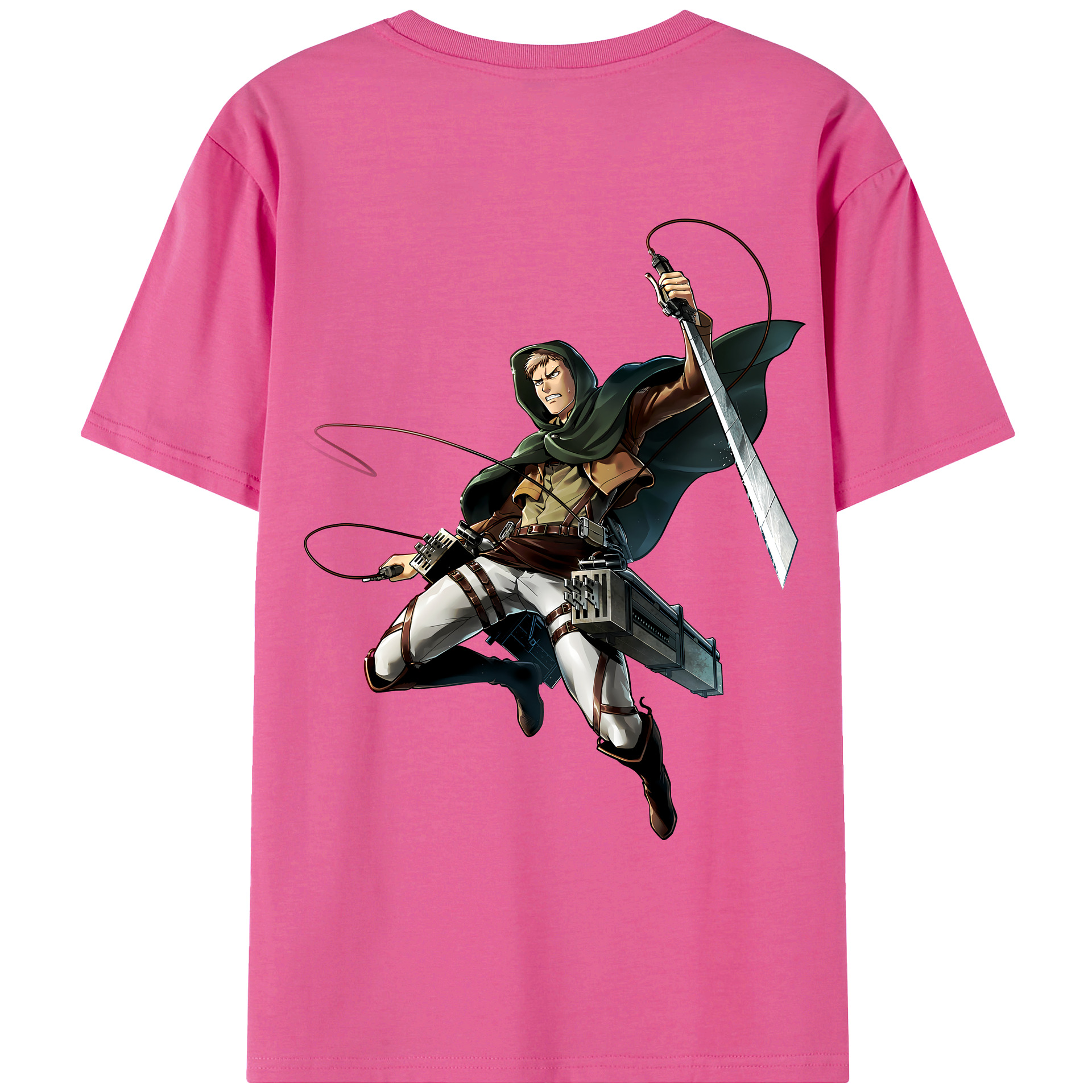 （画像用） 進撃の巨人 Attack on Titan レディース半袖Tシャツ(バックプリント)