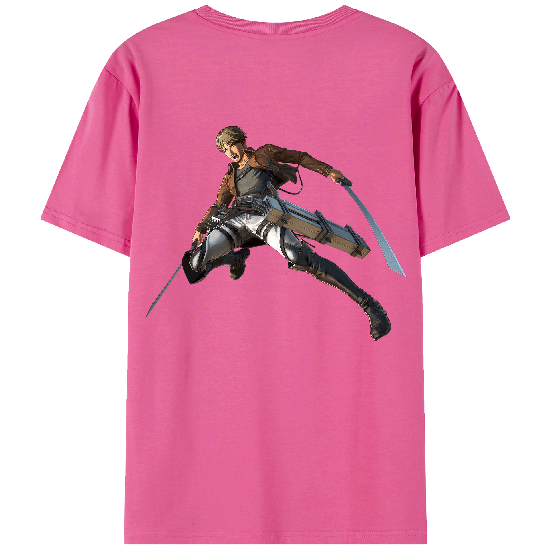 （画像用） 進撃の巨人 Attack on Titan レディース半袖Tシャツ(バックプリント)