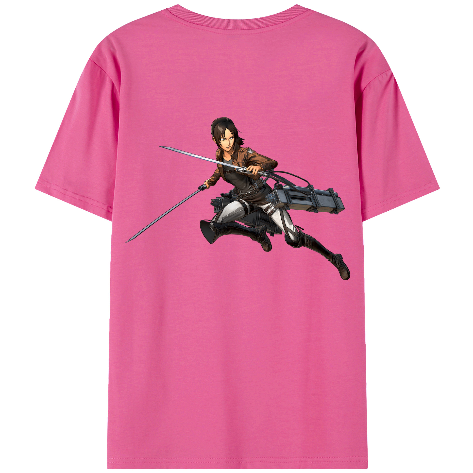 （画像用） 進撃の巨人 Attack on Titan レディース半袖Tシャツ(バックプリント)