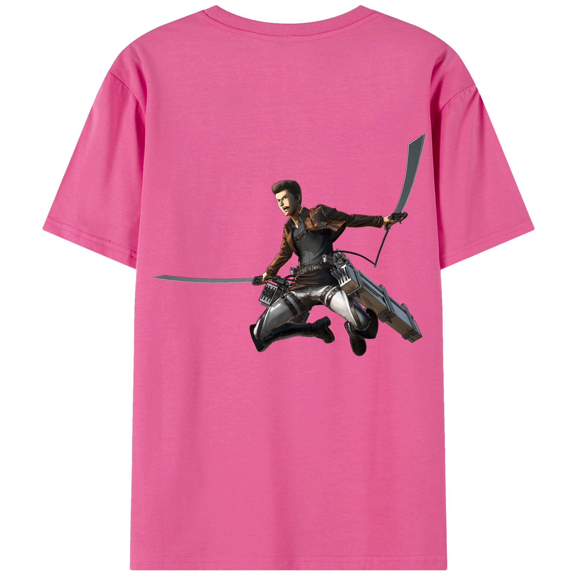 （画像用） 進撃の巨人 Attack on Titan レディース半袖Tシャツ(バックプリント)