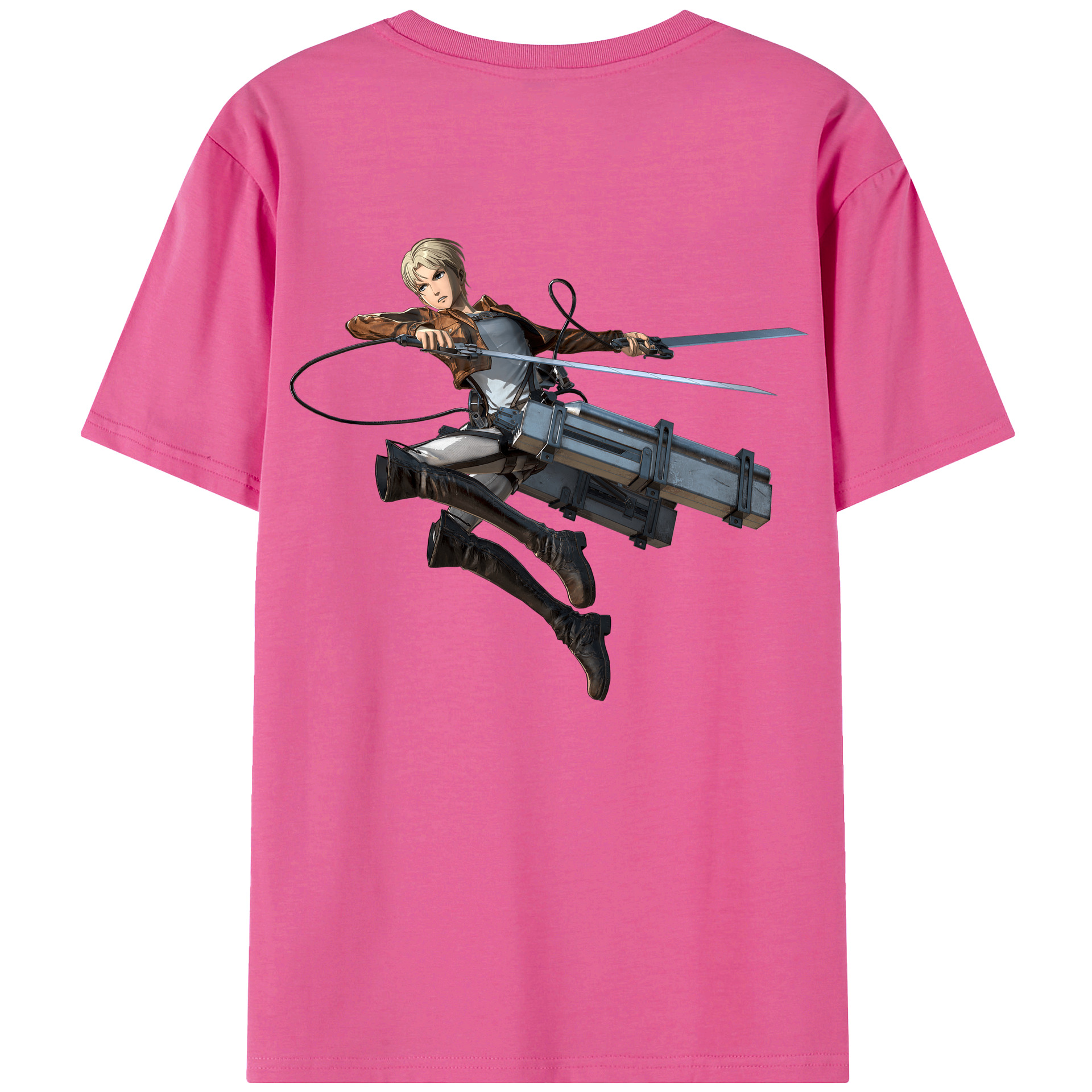 （画像用） 進撃の巨人 Attack on Titan レディース半袖Tシャツ(バックプリント)